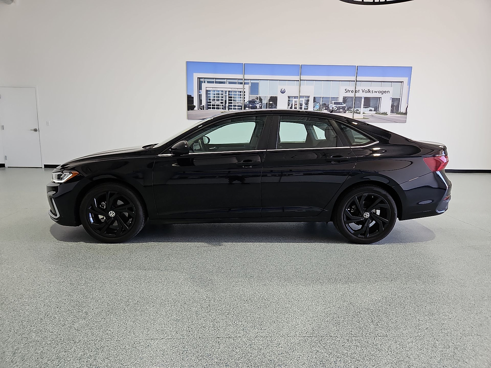 2025 Volkswagen Jetta 1.5T SE Deep Black at Bobby Duby Motors