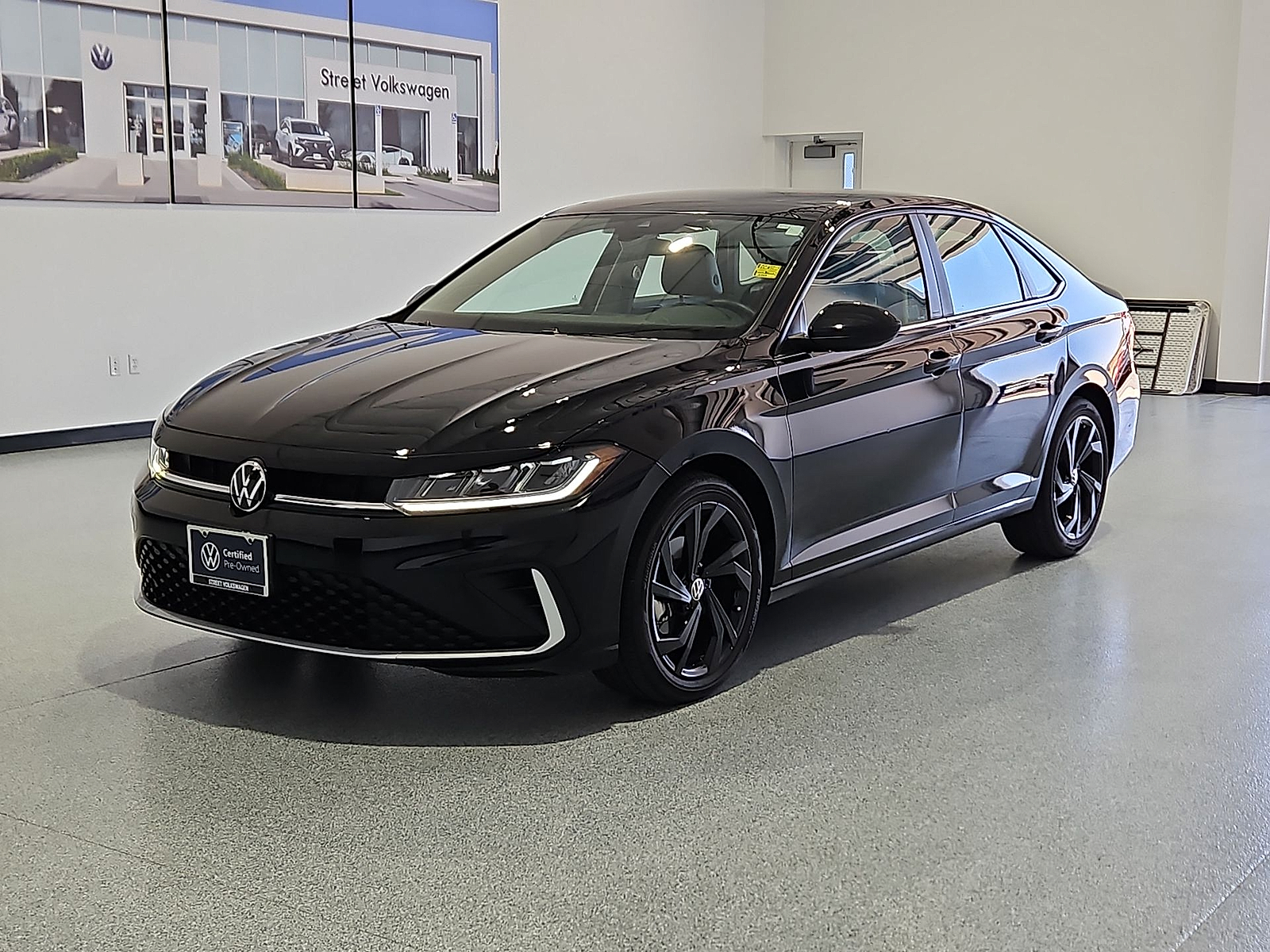 2025 Volkswagen Jetta 1.5T SE Deep Black at Bobby Duby Motors