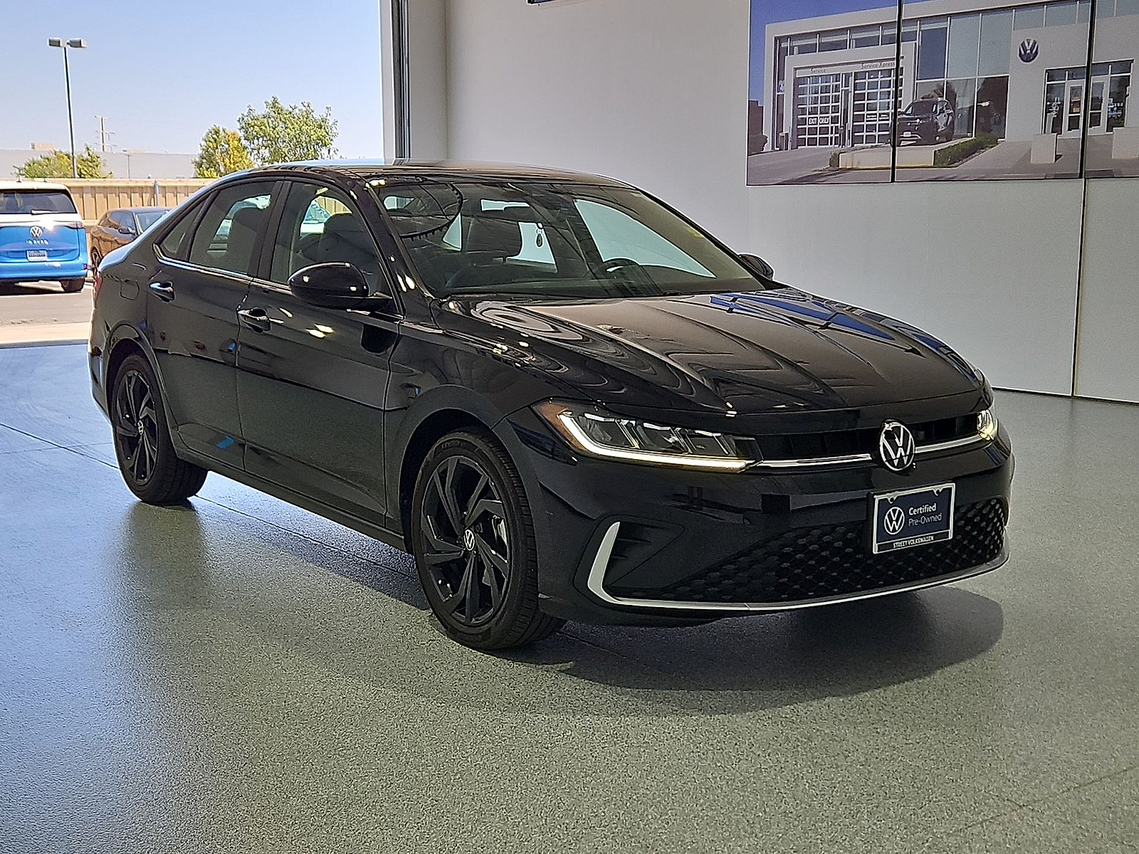 2025 Volkswagen Jetta 1.5T SE Deep Black at Bobby Duby Motors