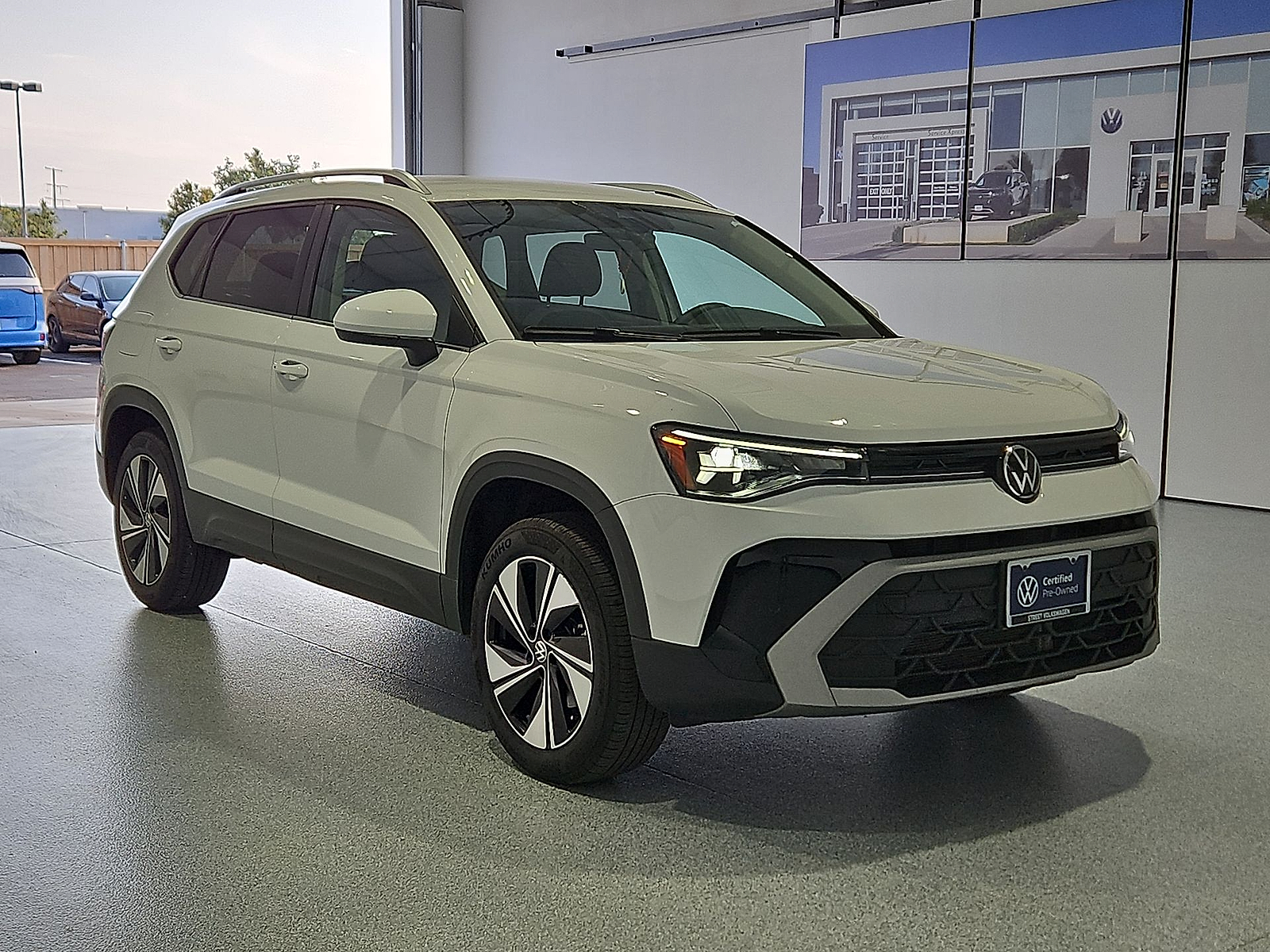 2025 Volkswagen Taos 1.5T SE Pure White at Street VW of Amarillo