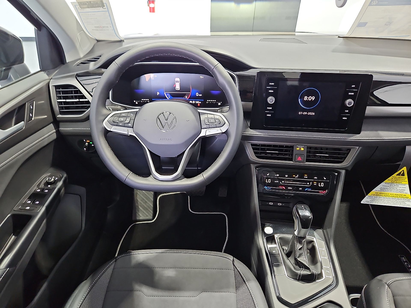 2026 Volkswagen Taos SE Black Deep Black Pearl at Street VW of Amarillo