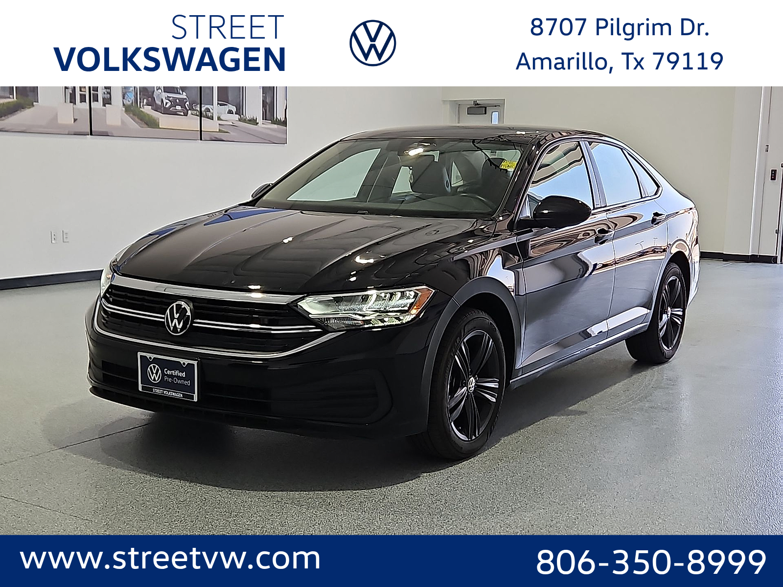 2024 Volkswagen Jetta 1.5T SE Deep Black at Bobby Duby Motors