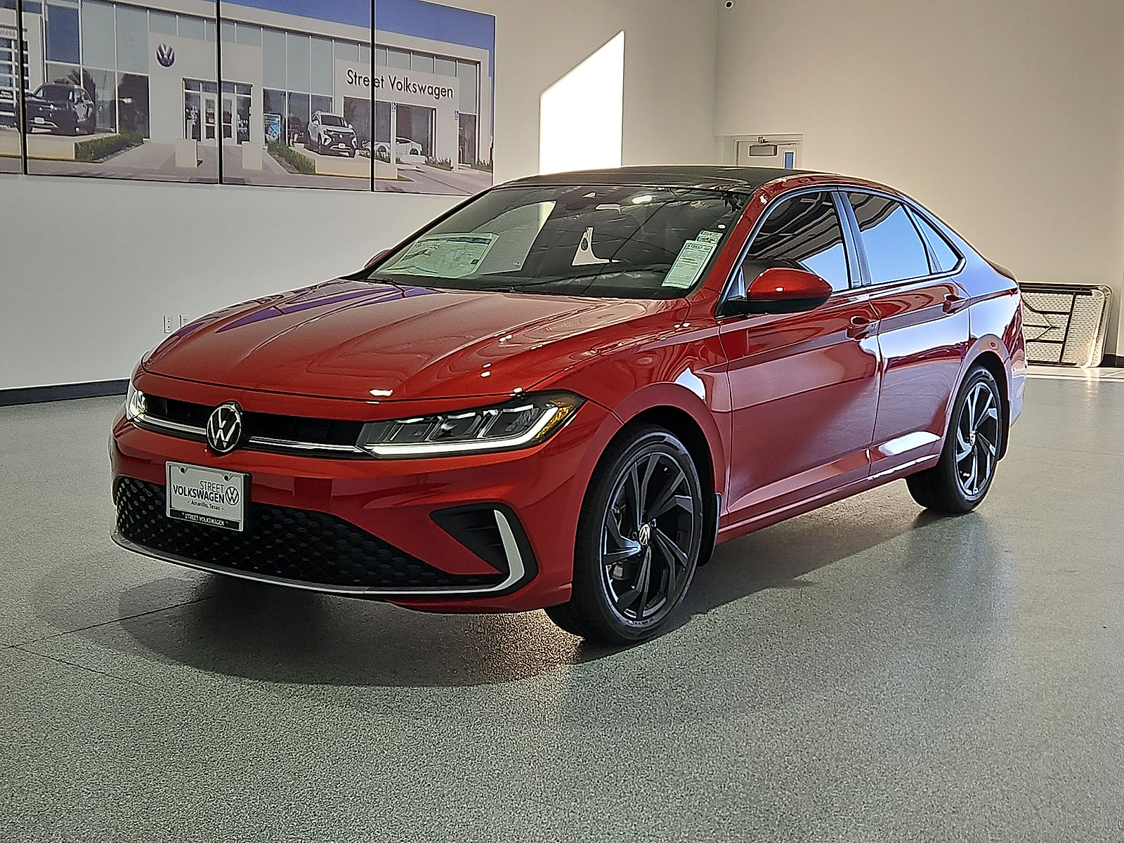 2026 Volkswagen Jetta SE Kings Red Metallic at Bobby Duby Motors