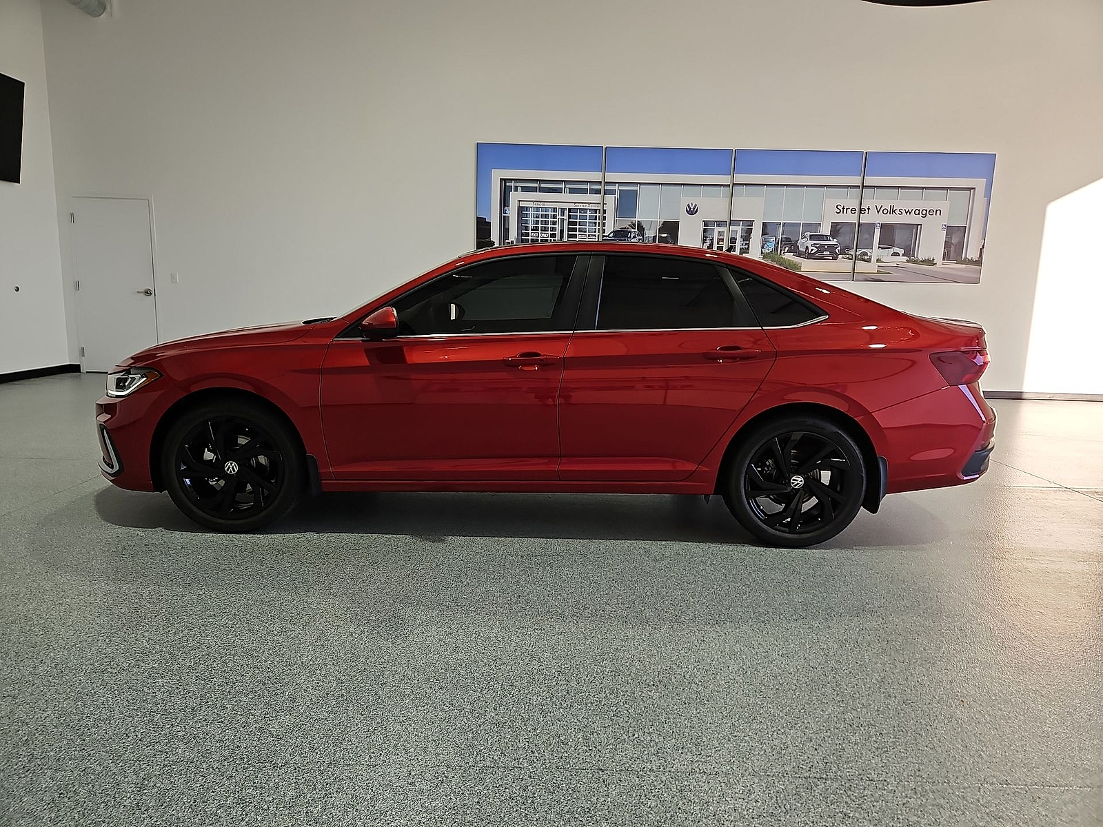 2026 Volkswagen Jetta SE Kings Red Metallic at Bobby Duby Motors