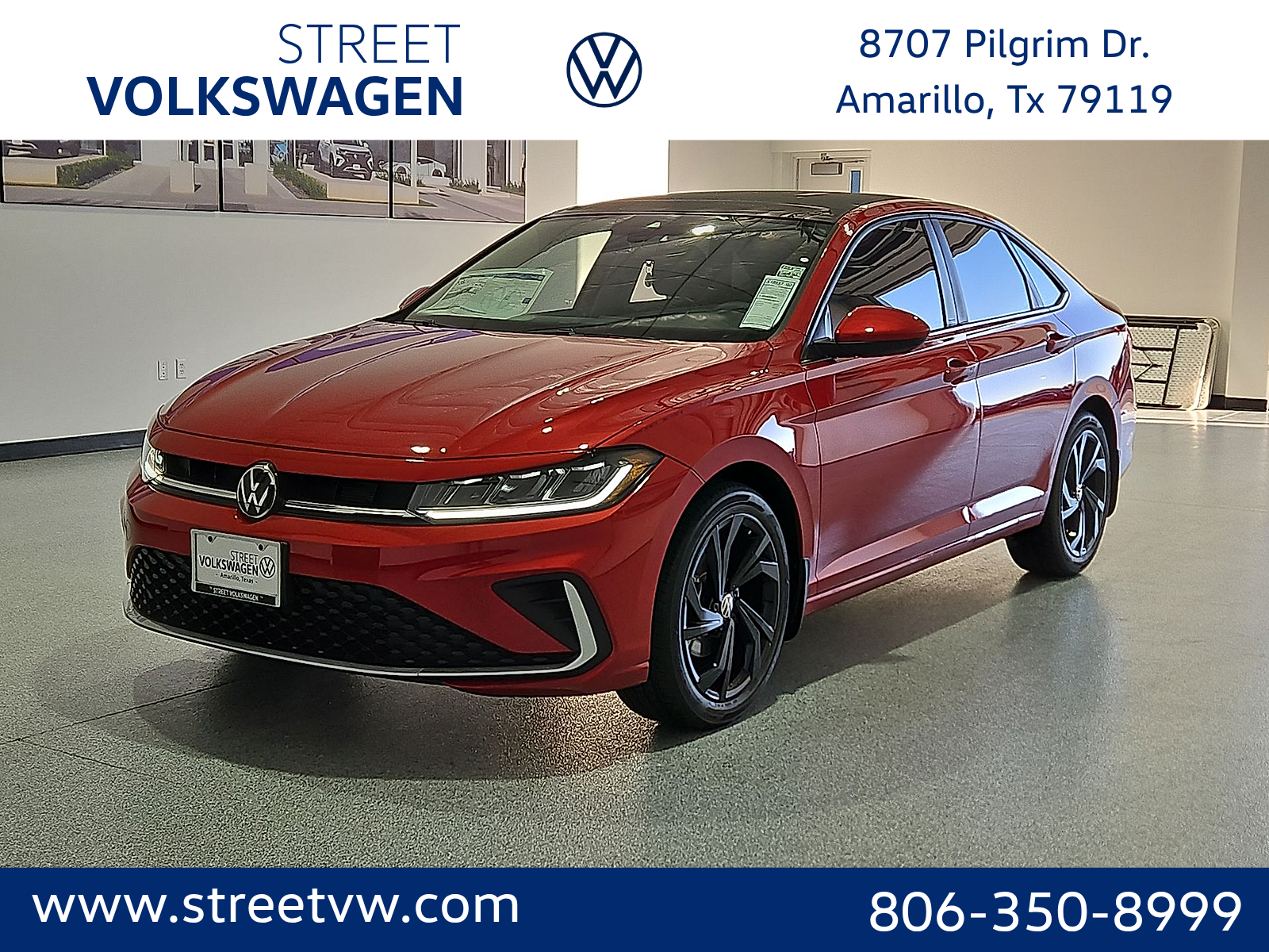 2026 Volkswagen Jetta SE Kings Red Metallic at Bobby Duby Motors