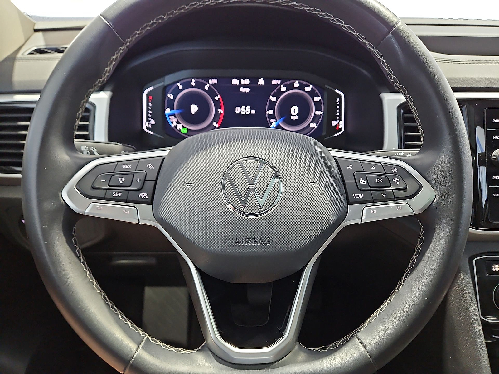 2022 Volkswagen Atlas 3.6L V6 SEL Platinum Gray Metallic at Street VW of Amarillo