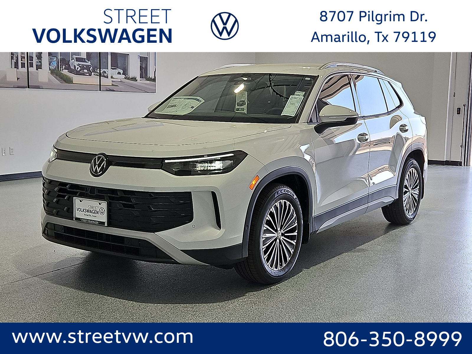 2026 Volkswagen Tiguan S in Pure White