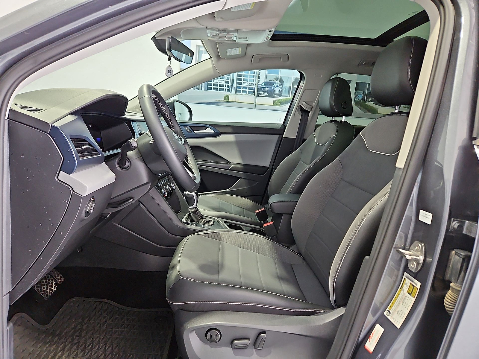 2023 Volkswagen Taos 1.5T SE Platinum Gray Metallic at Bobby Duby Motors