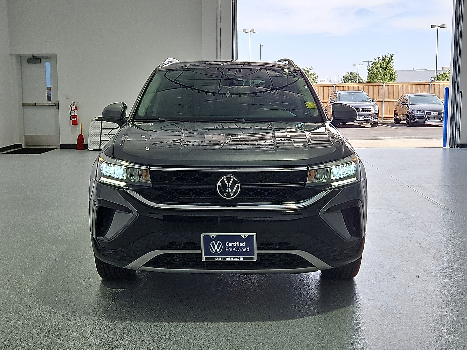 2023 Volkswagen Taos 1.5T SE Platinum Gray Metallic at Bobby Duby Motors