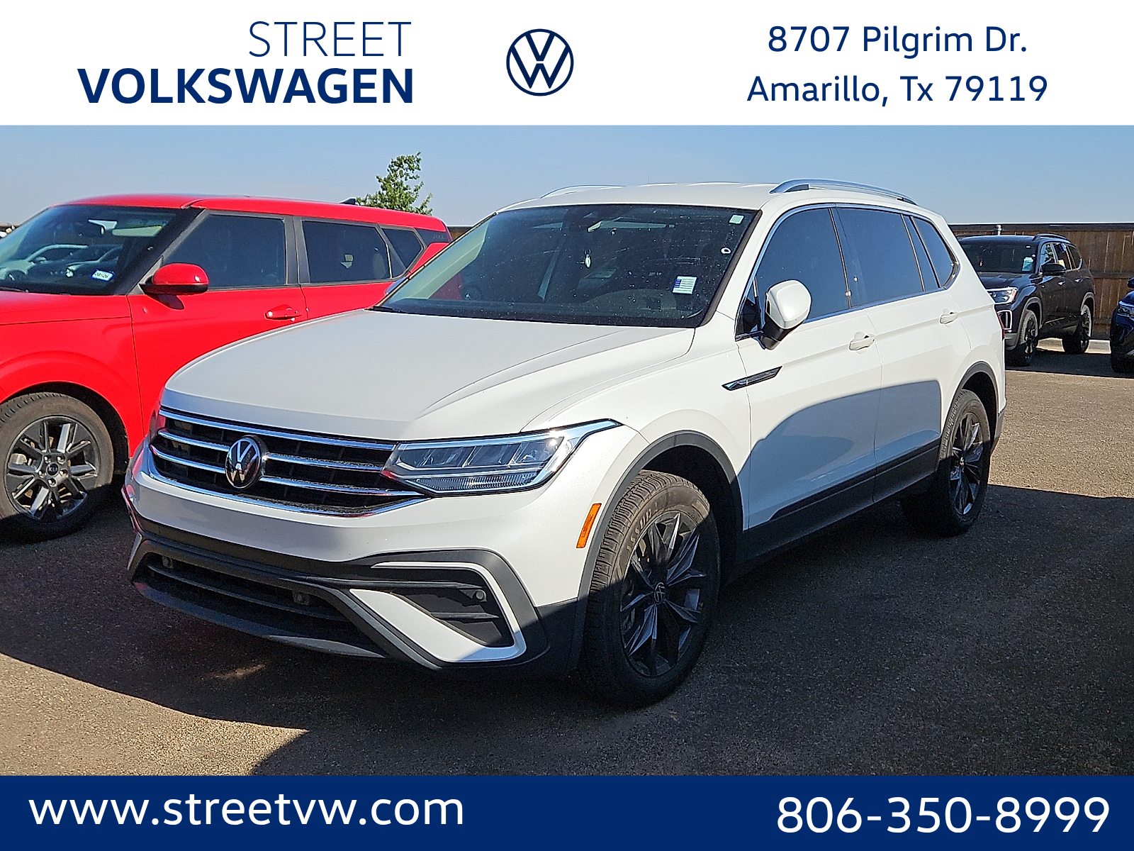 2023 Volkswagen Tiguan 2.0T SE Opal White at Street VW of Amarillo
