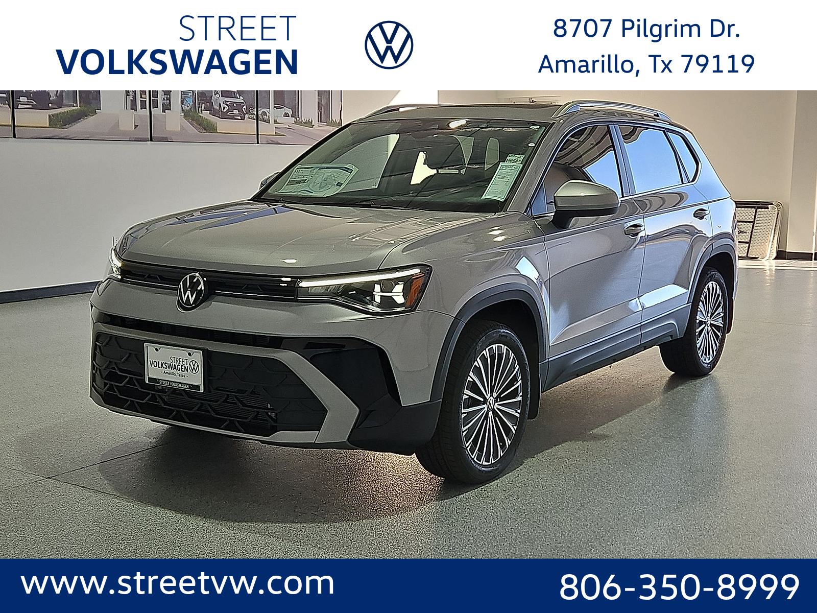 2026 Volkswagen Taos SE in Pyrite Silver Metallic