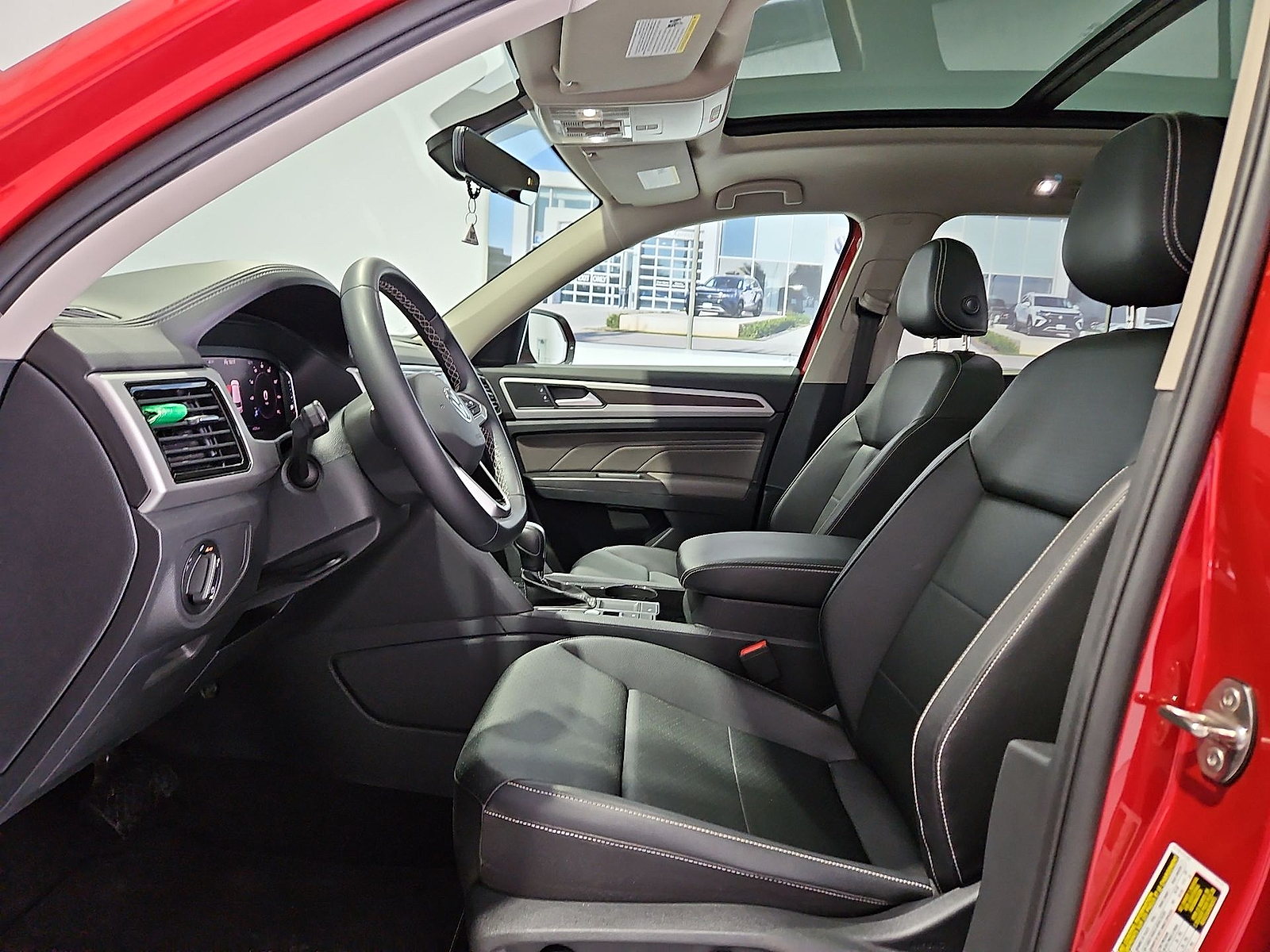 2023 Volkswagen Atlas 2.0T SE w/Technology Red Metallic at Street VW of Amarillo