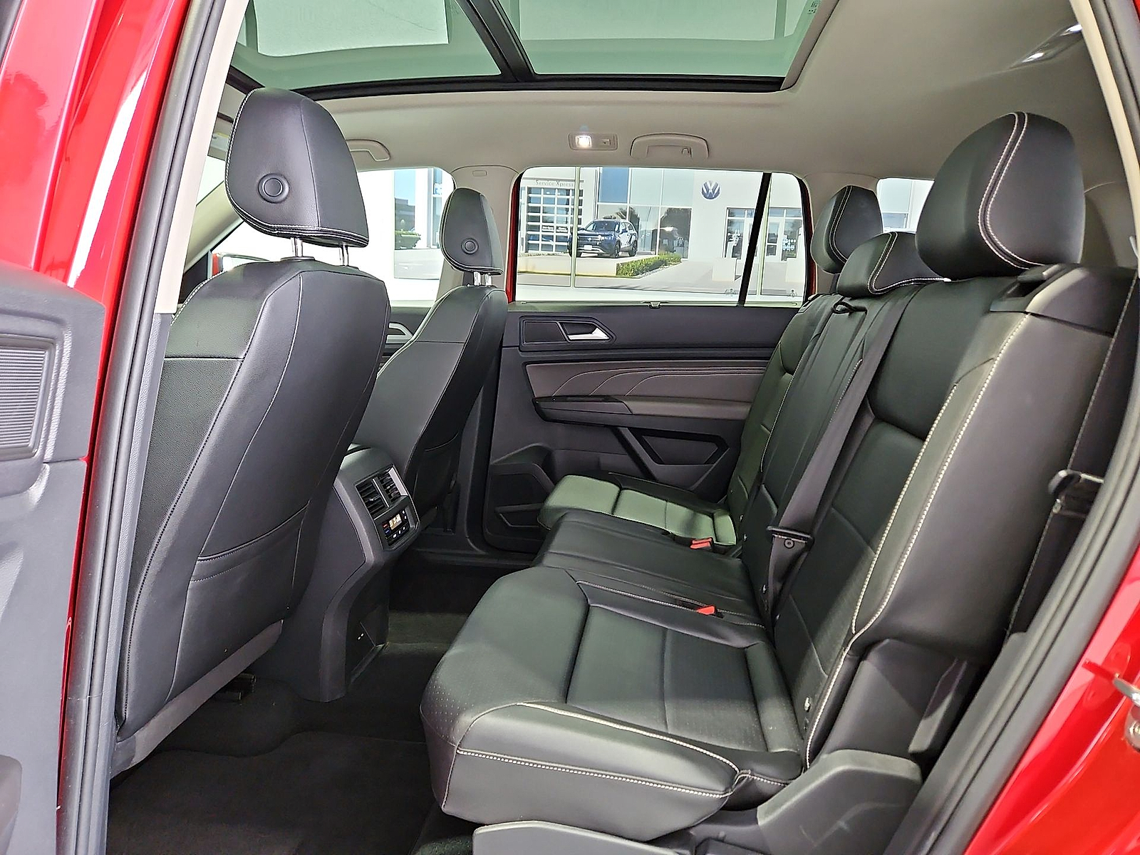 2023 Volkswagen Atlas 2.0T SE w/Technology Red Metallic at Street VW of Amarillo