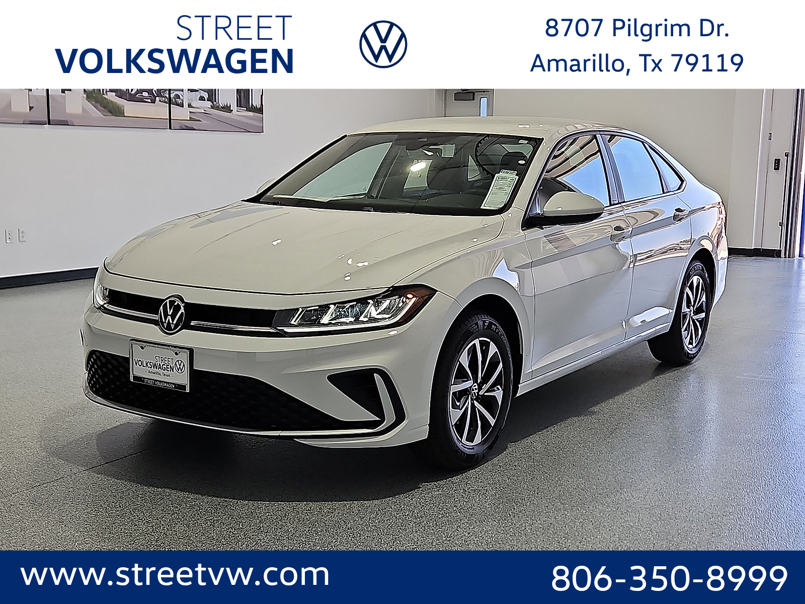2026 Volkswagen Jetta S Pure White at Bobby Duby Motors