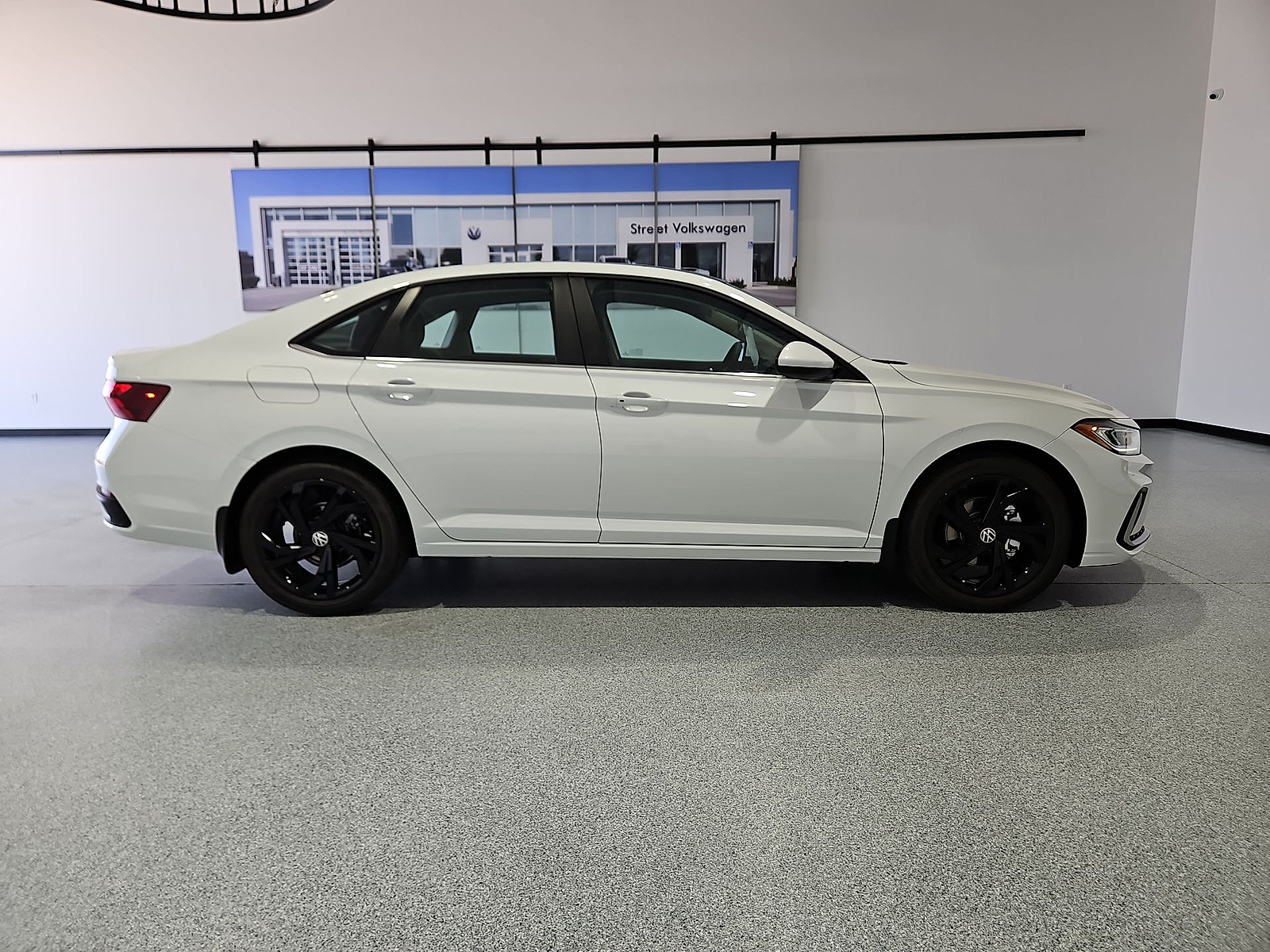 2026 Volkswagen Jetta SE Opal White Pearl at Bobby Duby Motors