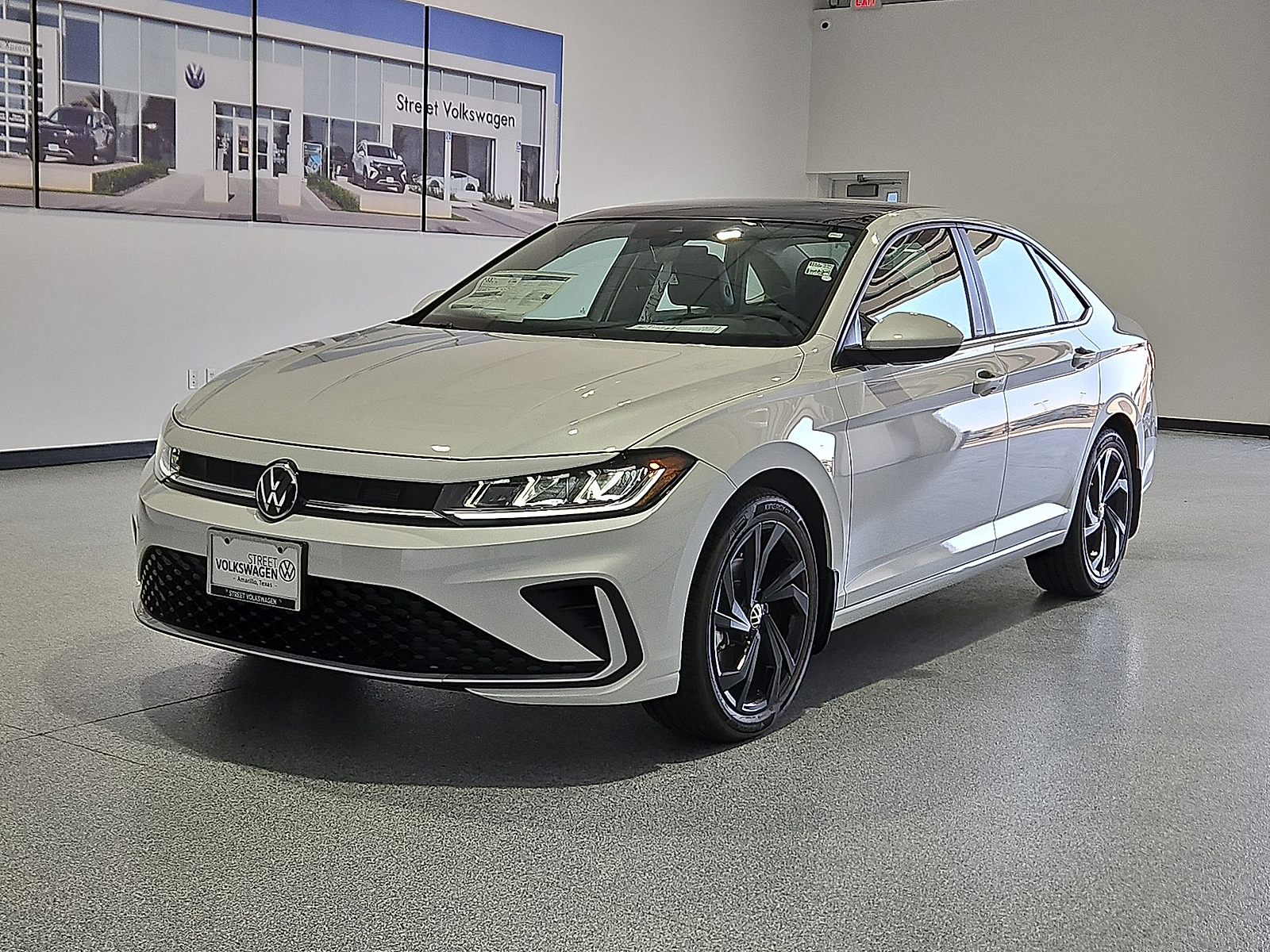2026 Volkswagen Jetta SE Opal White Pearl at Bobby Duby Motors