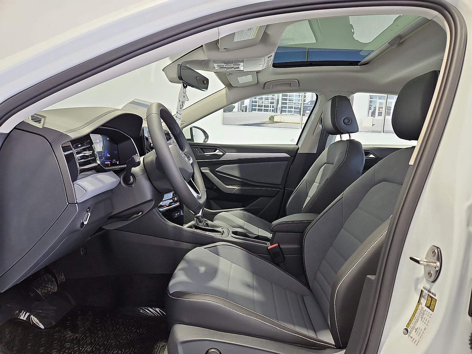 2026 Volkswagen Jetta SE Opal White Pearl at Bobby Duby Motors