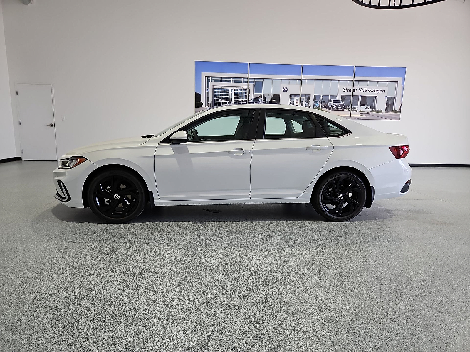 2026 Volkswagen Jetta SE Opal White Pearl at Bobby Duby Motors