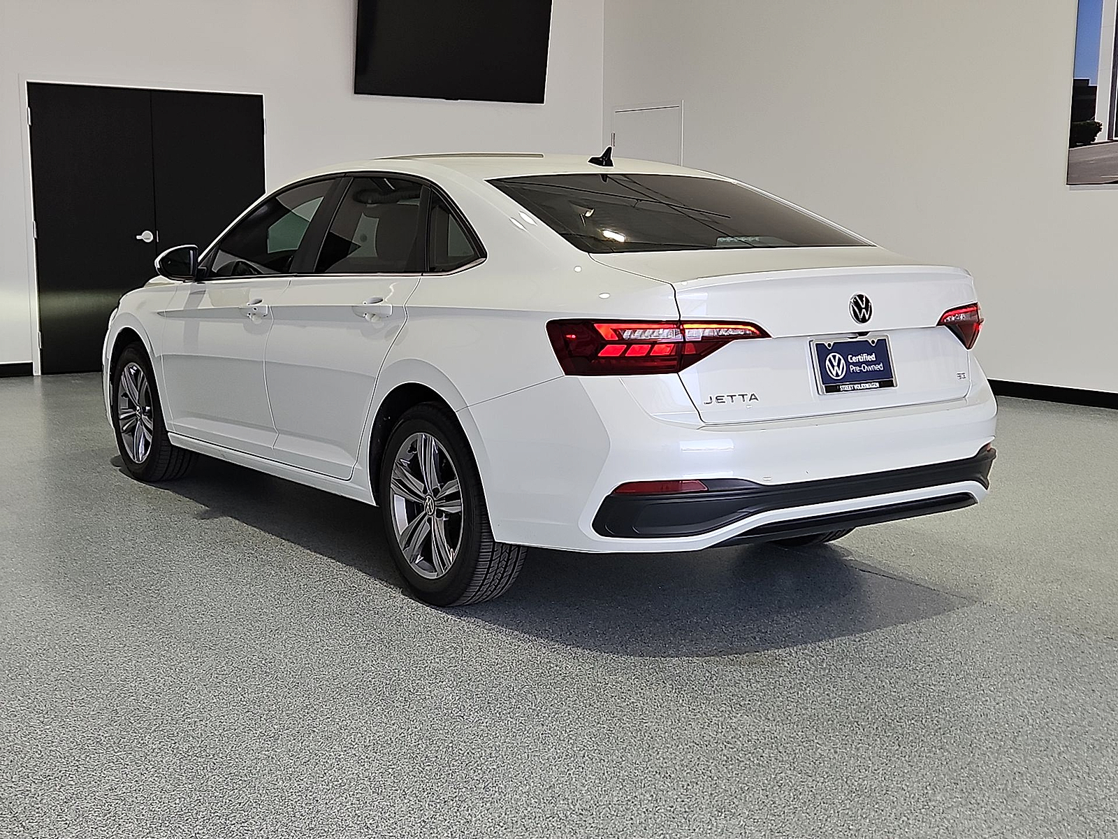 2023 Volkswagen Jetta 1.5T SE Opal White Pearl at Street VW of Amarillo