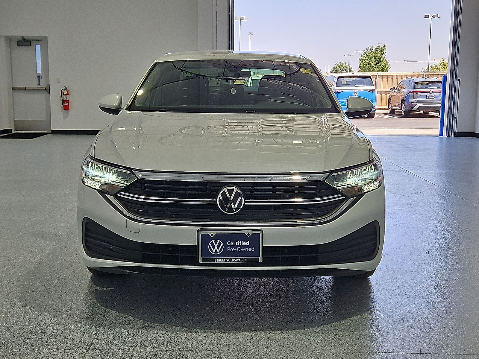 2023 Volkswagen Jetta 1.5T SE Opal White Pearl at Street VW of Amarillo