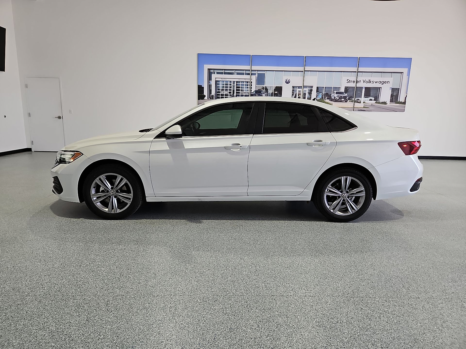 2023 Volkswagen Jetta 1.5T SE Opal White Pearl at Street VW of Amarillo