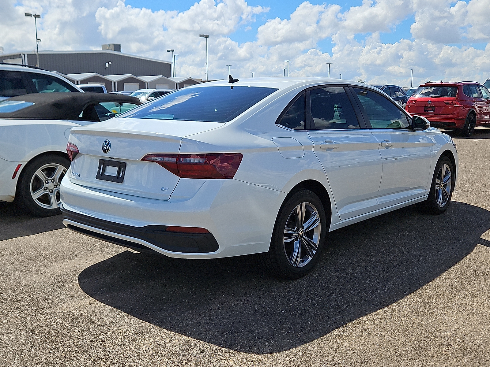 2023 Volkswagen Jetta 1.5T SE Opal White Pearl at Street VW of Amarillo