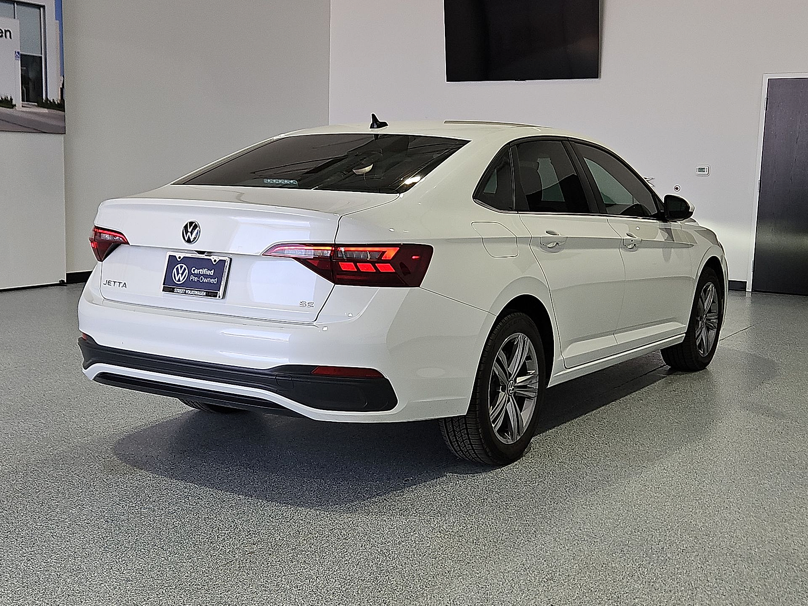 2023 Volkswagen Jetta 1.5T SE Opal White Pearl at Street VW of Amarillo