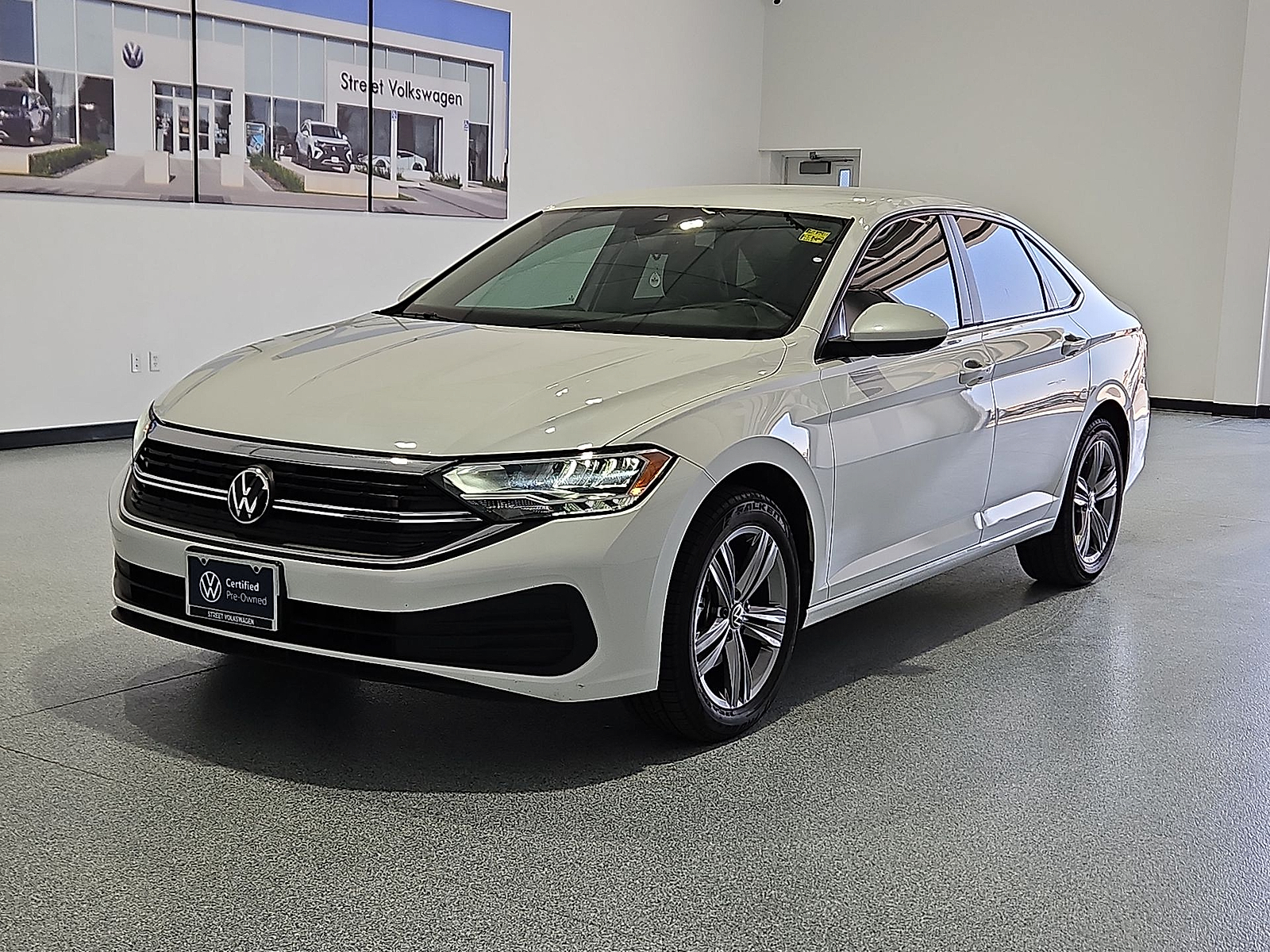 2023 Volkswagen Jetta 1.5T SE Opal White Pearl at Street VW of Amarillo