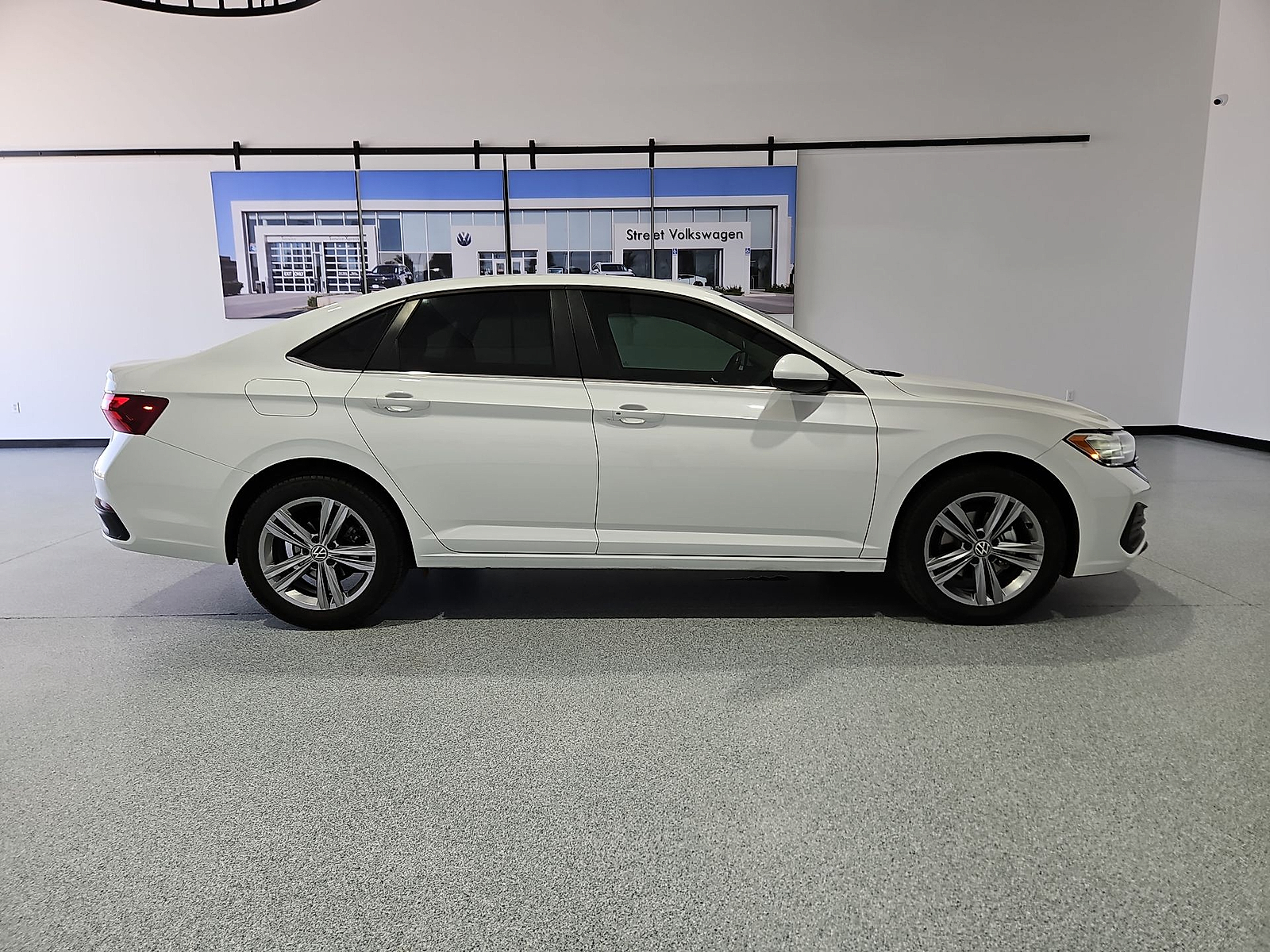 2023 Volkswagen Jetta 1.5T SE Opal White Pearl at Street VW of Amarillo
