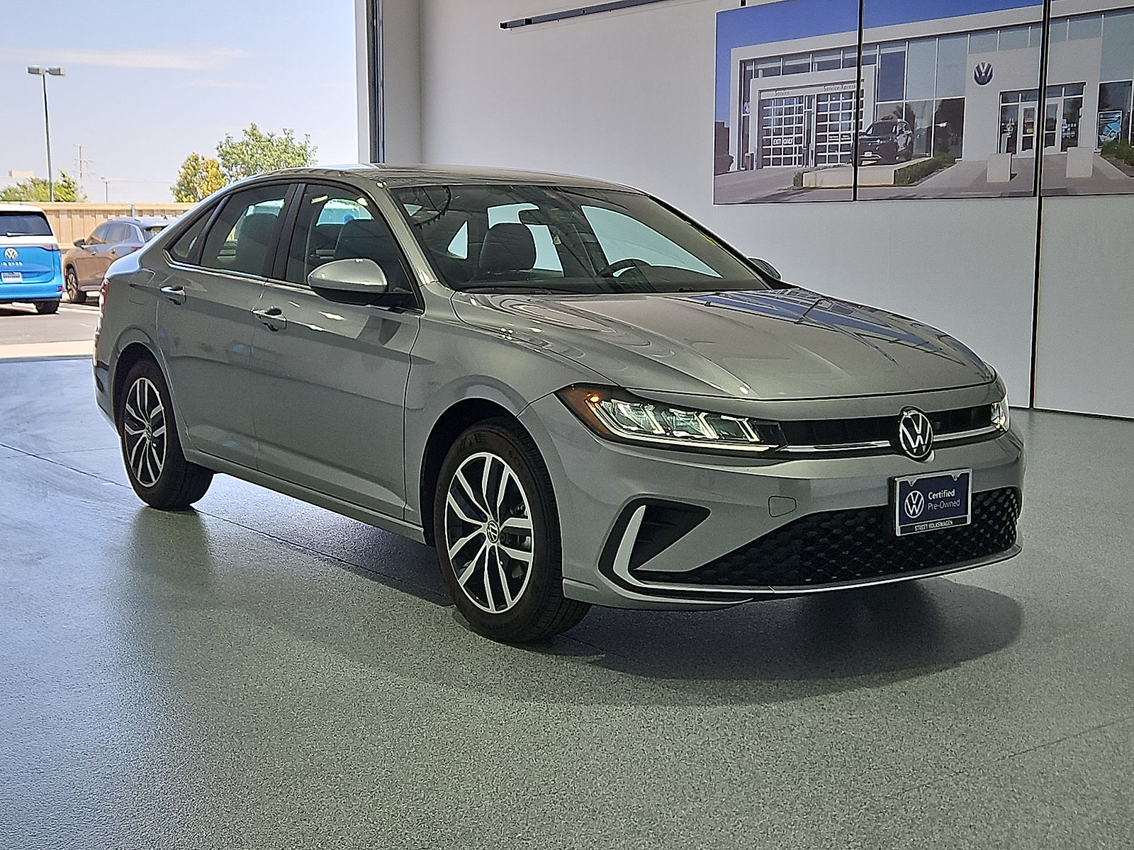 2025 Volkswagen Jetta 1.5T SE Silver Metallic at Bobby Duby Motors