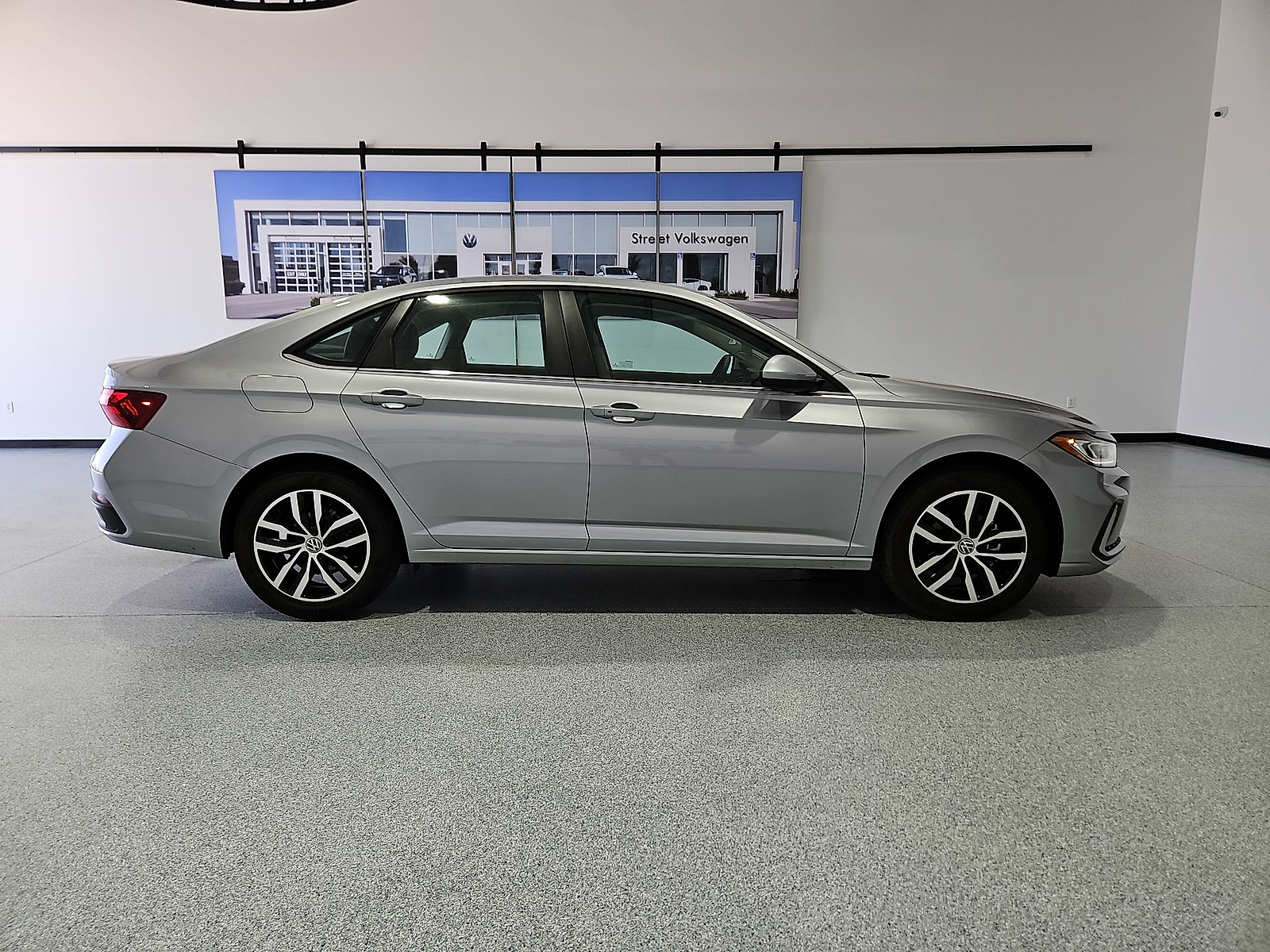 2025 Volkswagen Jetta 1.5T SE Silver Metallic at Bobby Duby Motors