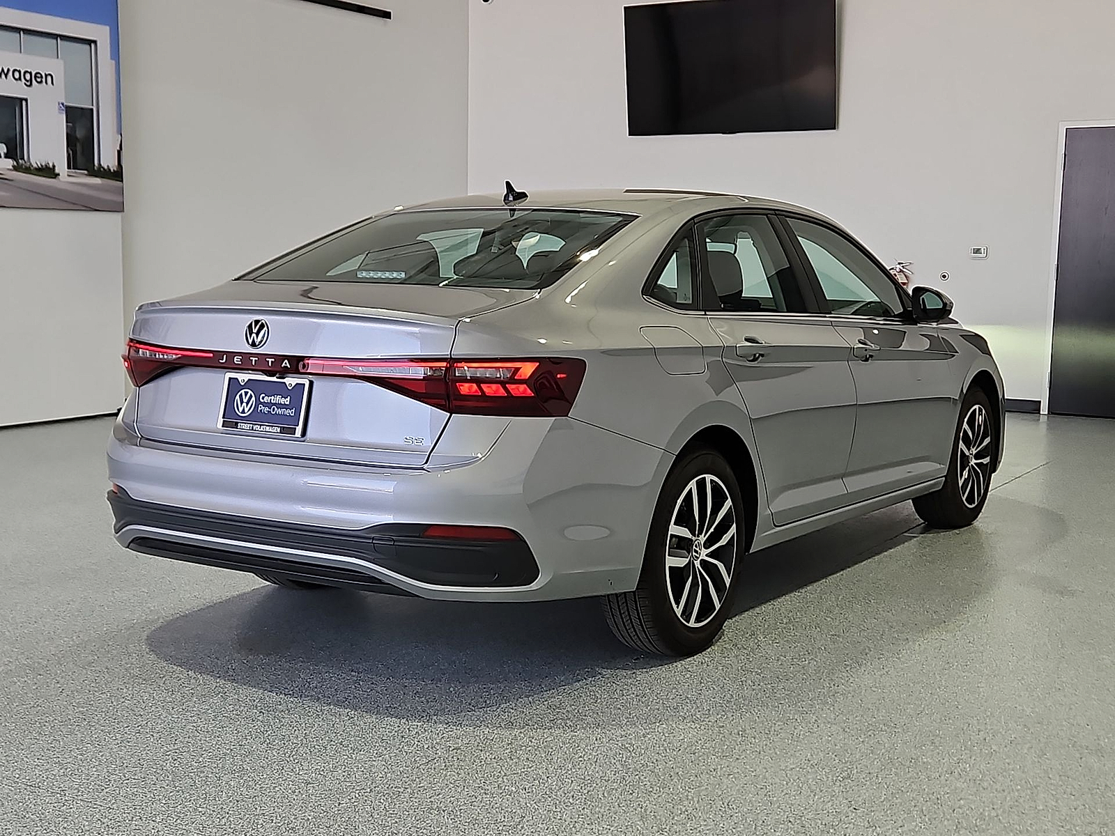 2025 Volkswagen Jetta 1.5T SE Silver Metallic at Bobby Duby Motors