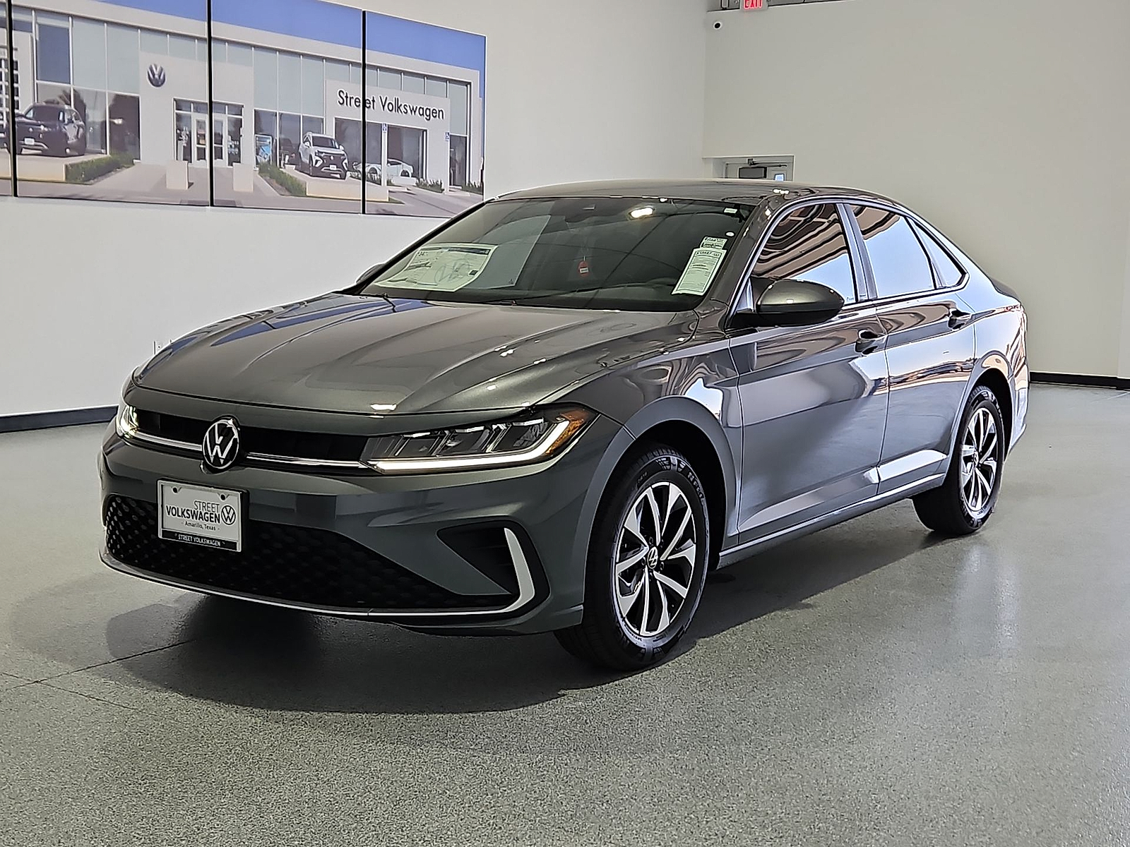 2026 Volkswagen Jetta S Platinum Gray Metallic at Street VW of Amarillo
