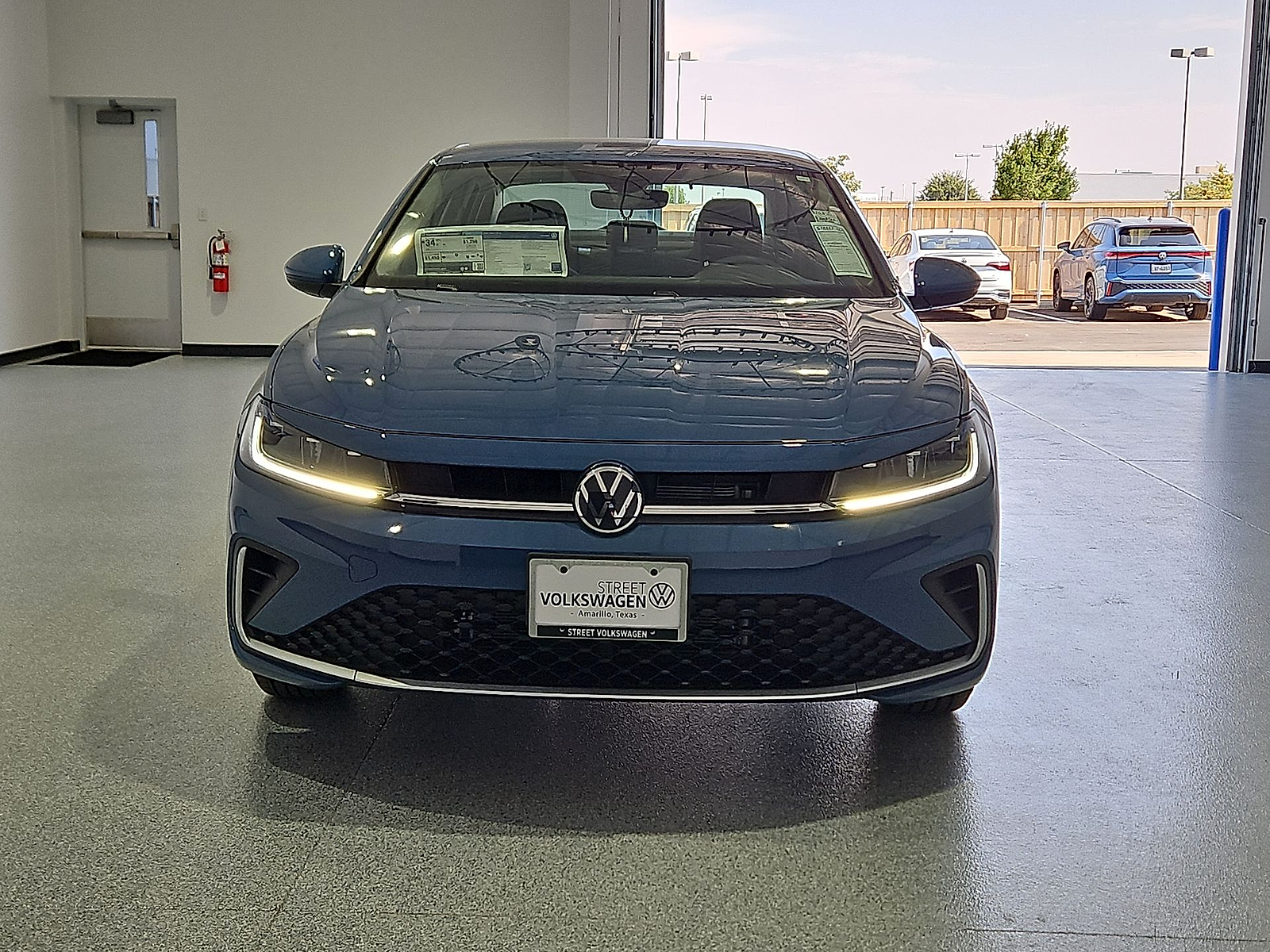 2026 Volkswagen Jetta S Monterey Blue Pearl at Street VW of Amarillo