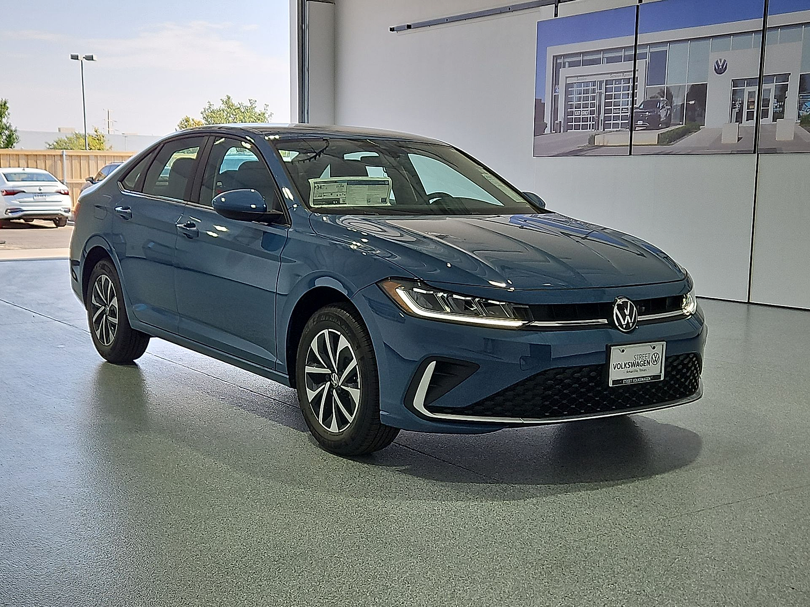 2026 Volkswagen Jetta S Monterey Blue Pearl at Street VW of Amarillo