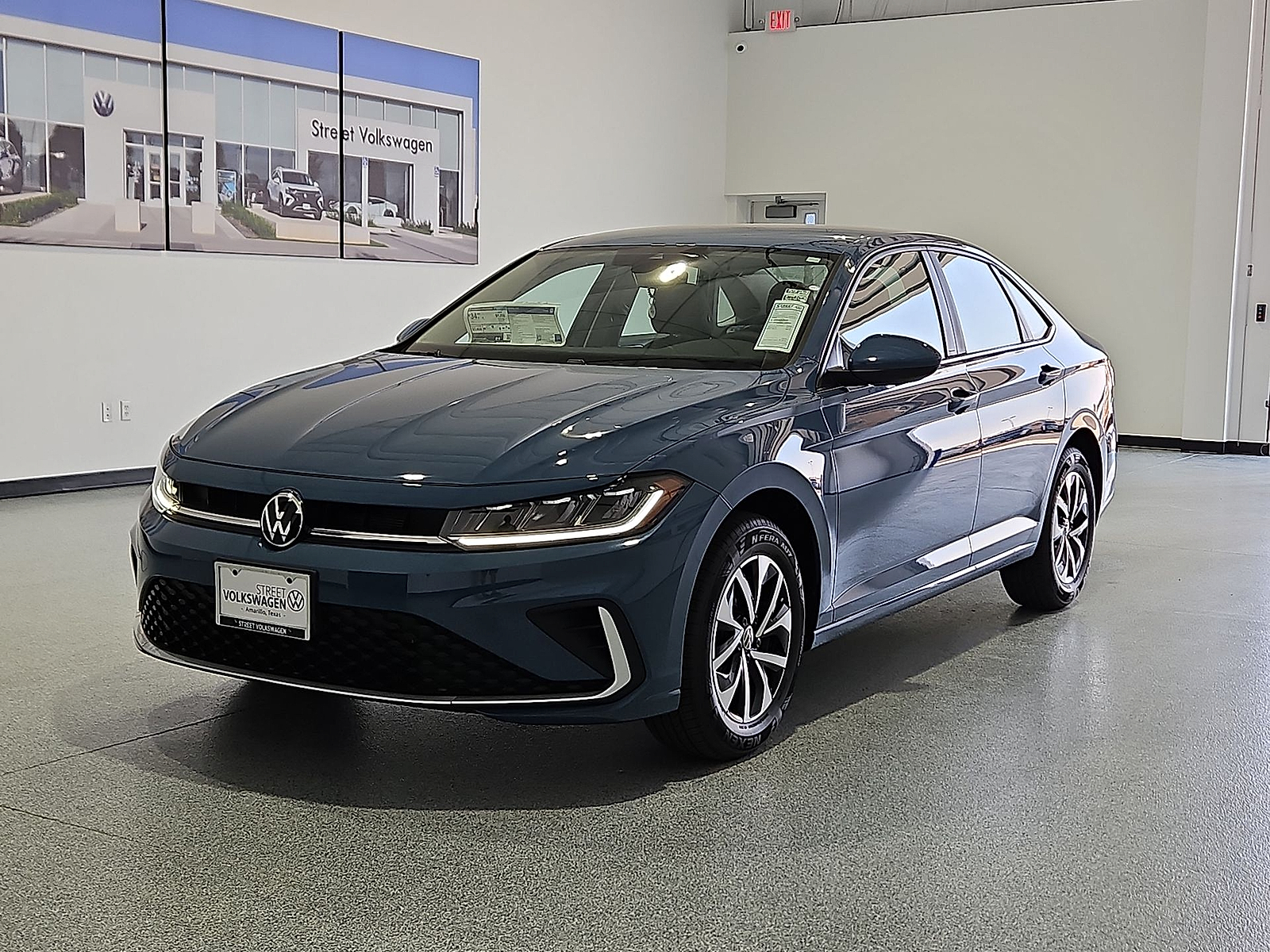 2026 Volkswagen Jetta S Monterey Blue Pearl at Street VW of Amarillo
