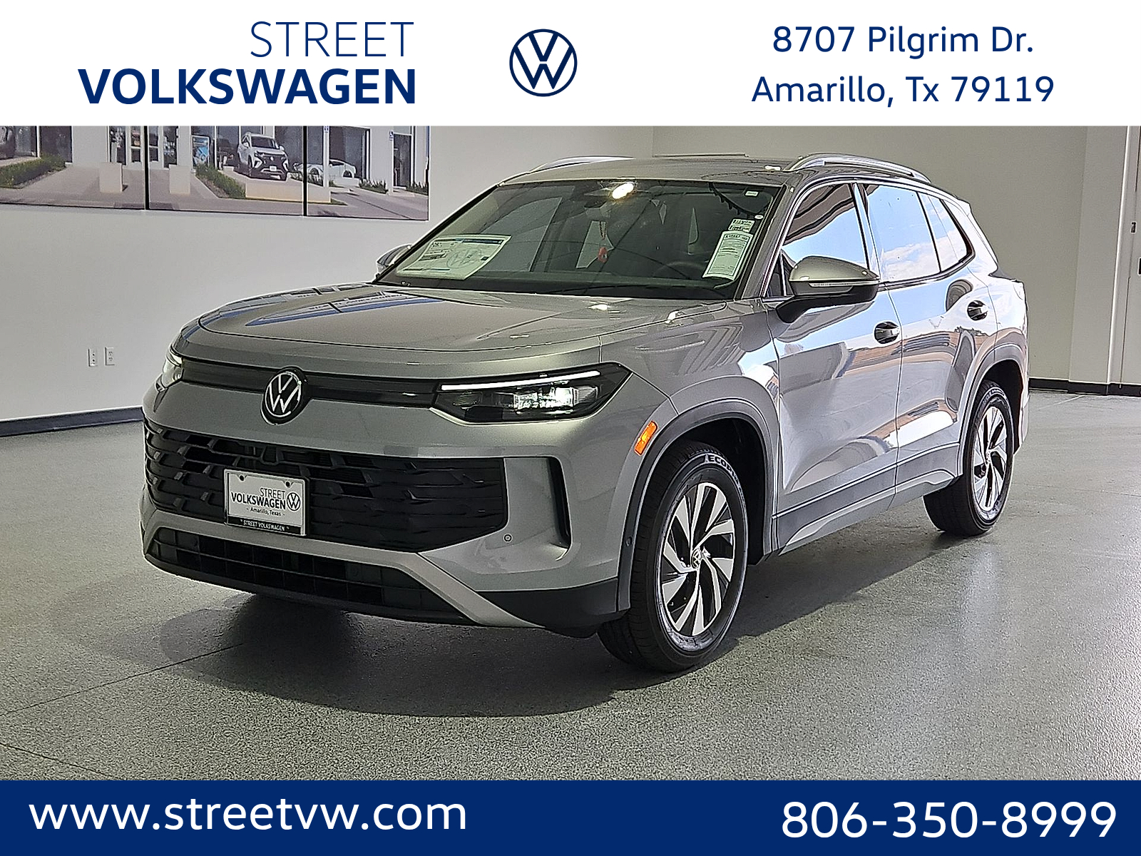 2026 Volkswagen Tiguan S Pyrite Silver Metallic at Street VW of Amarillo