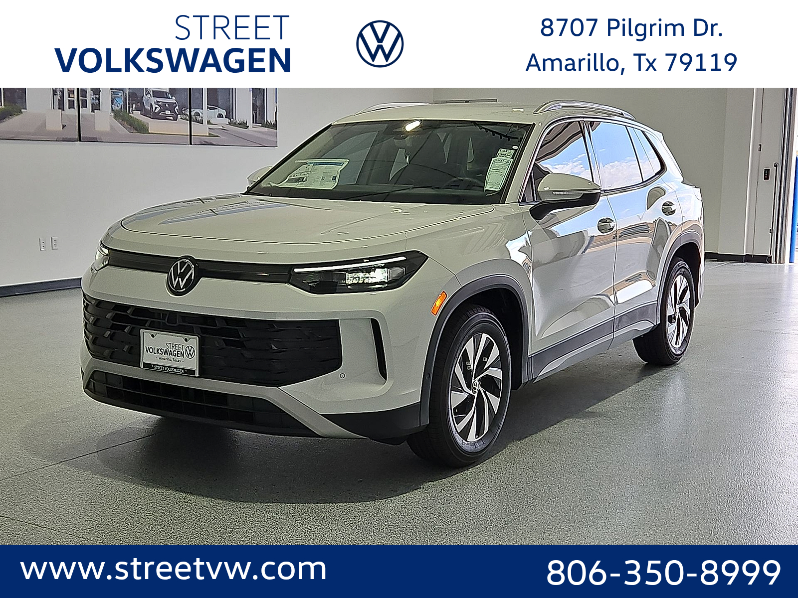 2026 Volkswagen Tiguan S in Pure White