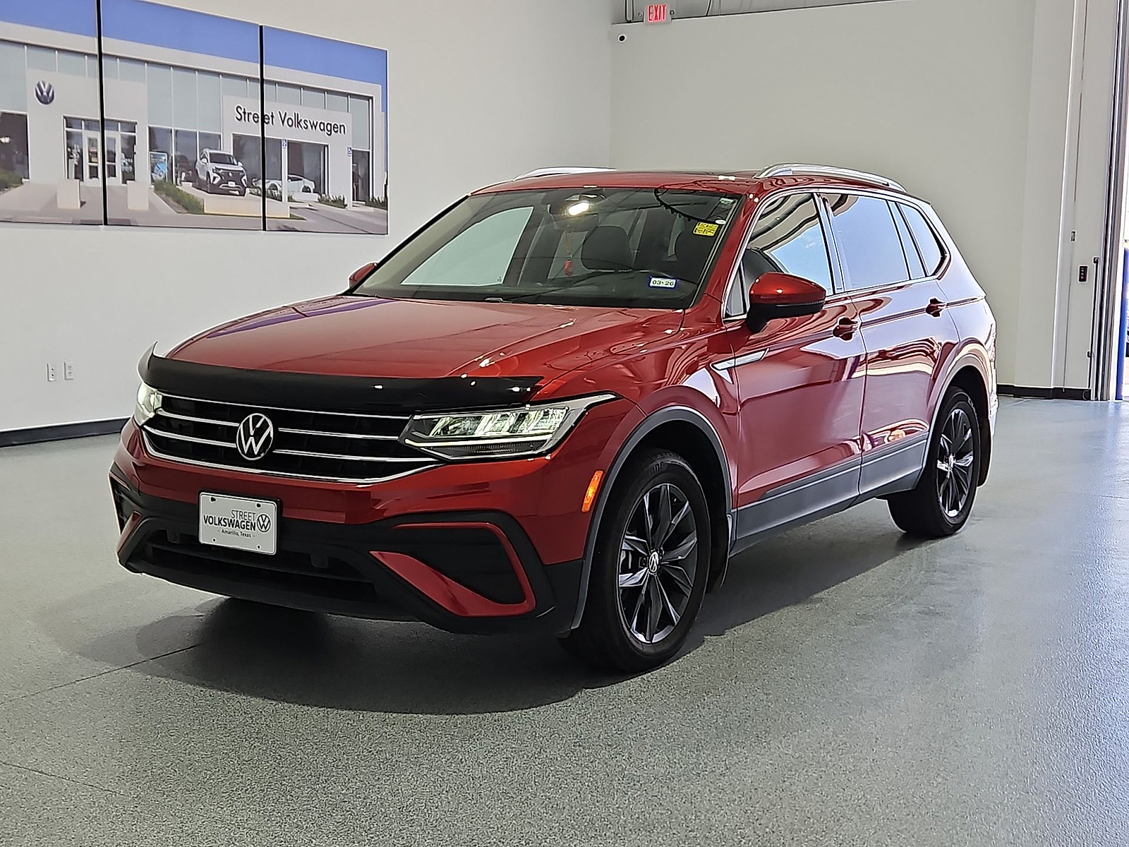 2023 Volkswagen Tiguan 2.0T SE Red Metallic at Street VW of Amarillo