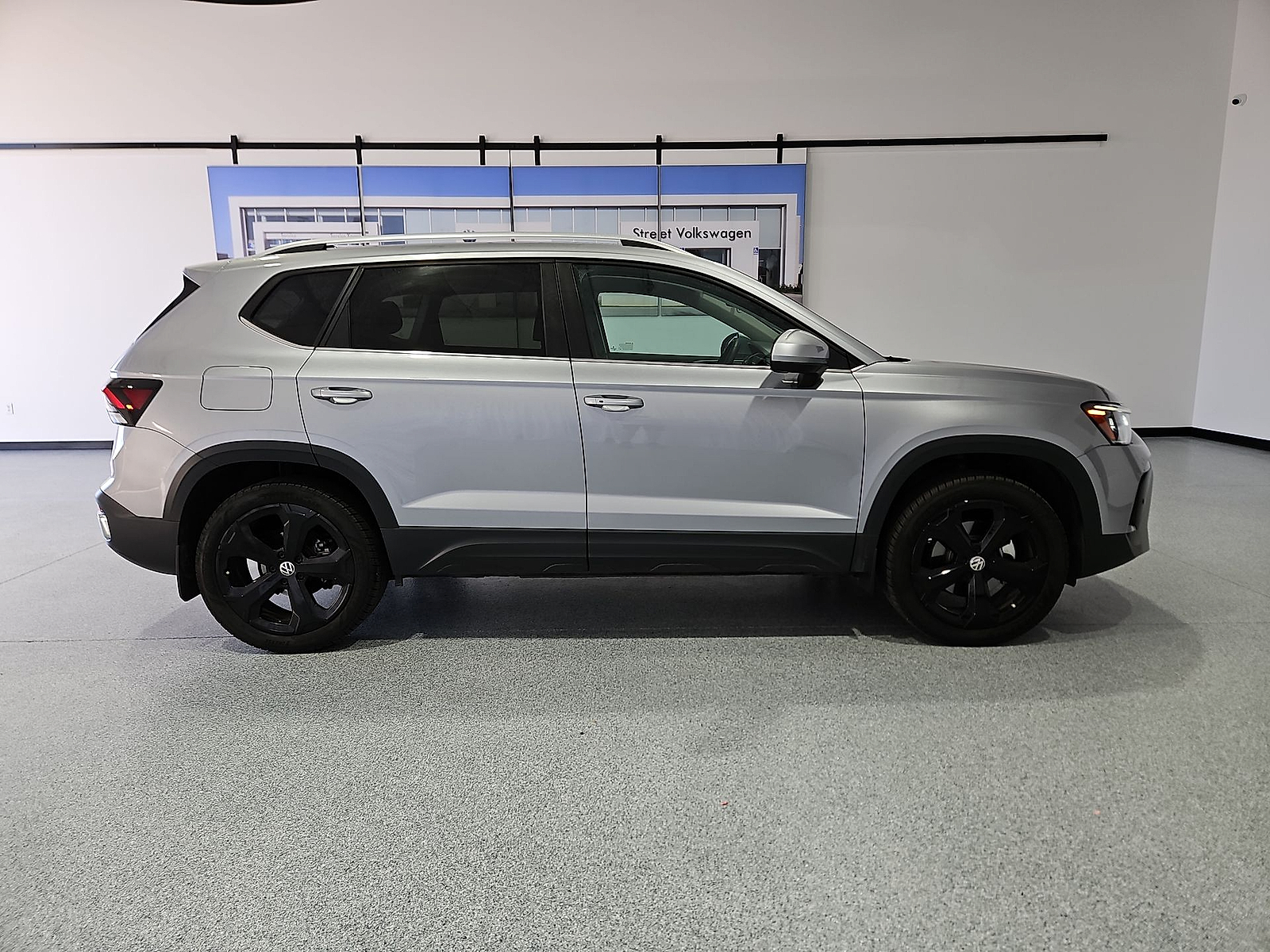 2025 Volkswagen Taos 1.5T SEL Silver Metallic at Street VW of Amarillo