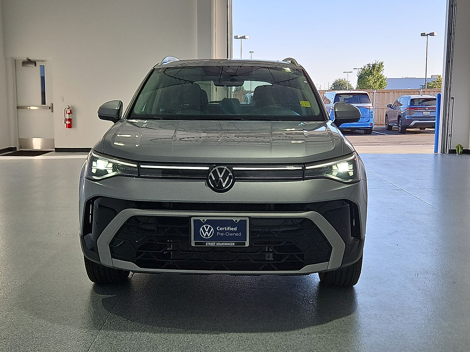 2025 Volkswagen Taos 1.5T SEL Silver Metallic at Street VW of Amarillo