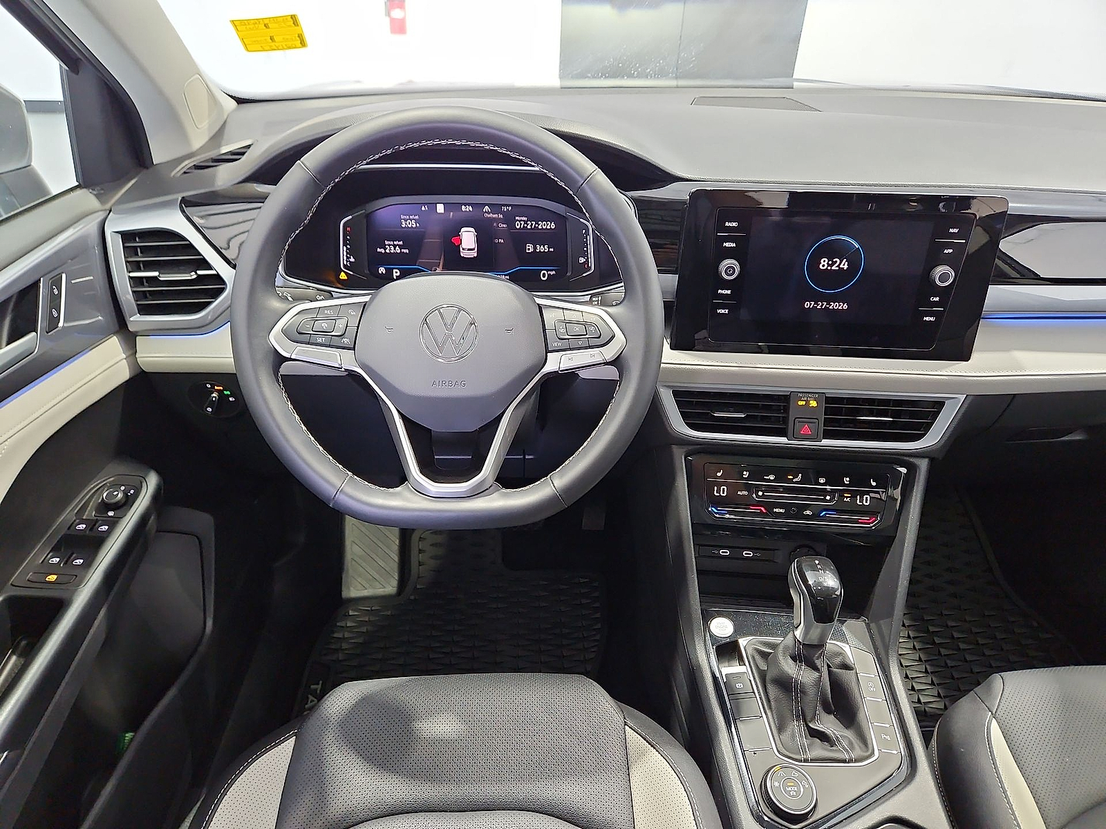 2025 Volkswagen Taos 1.5T SEL Silver Metallic at Street VW of Amarillo