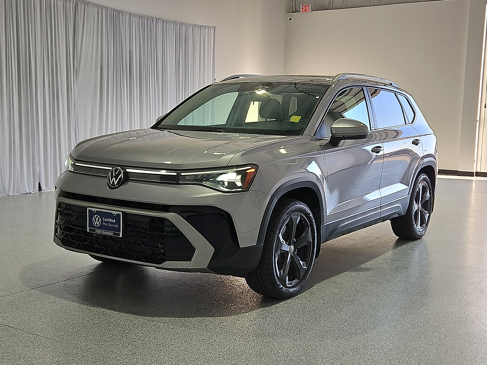 2025 Volkswagen Taos 1.5T SEL Silver Metallic at Street VW of Amarillo