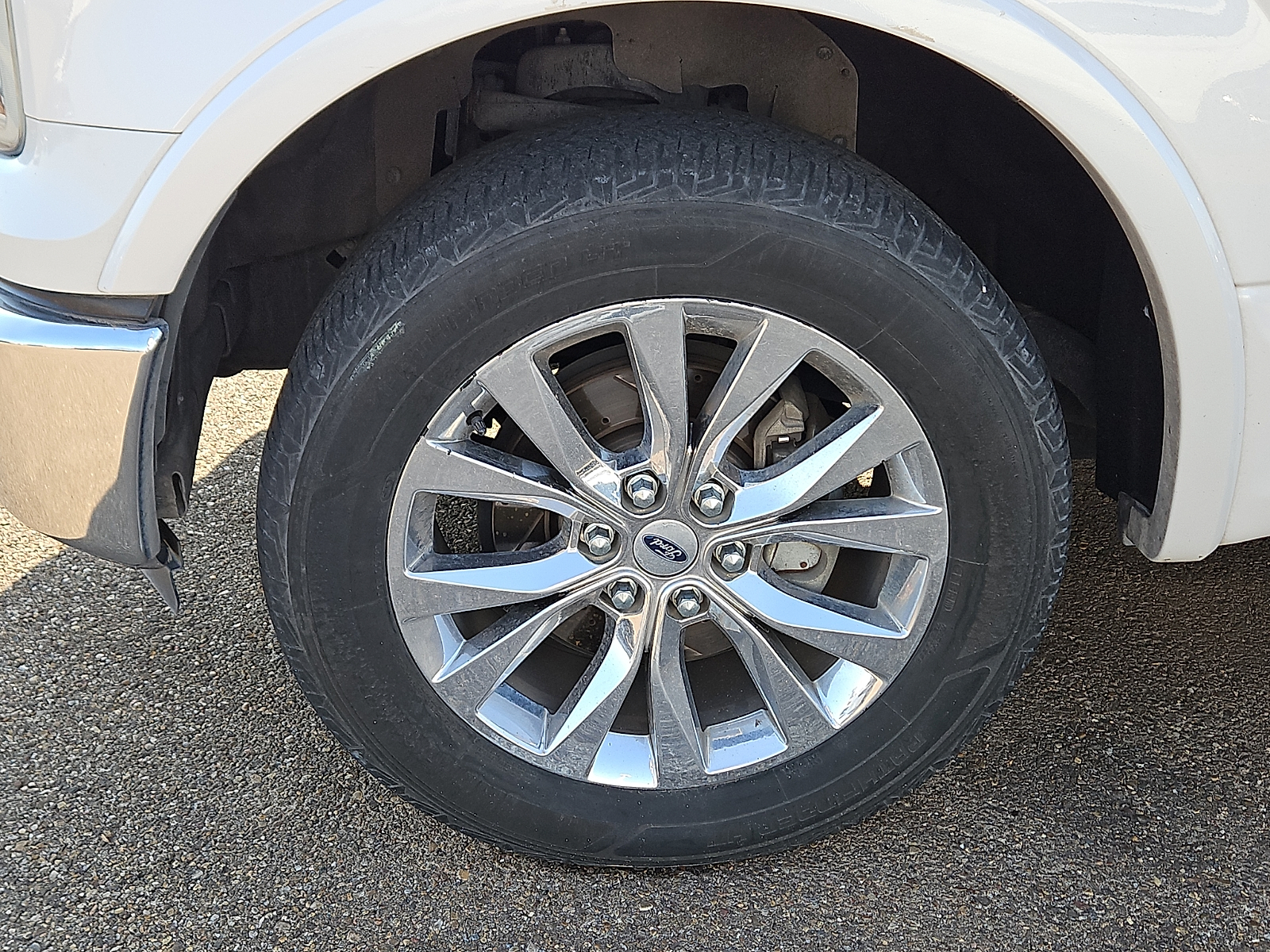 2016 Ford F-150 LARIAT White Platinum Clearcoat Metallic at Street VW of Amarillo