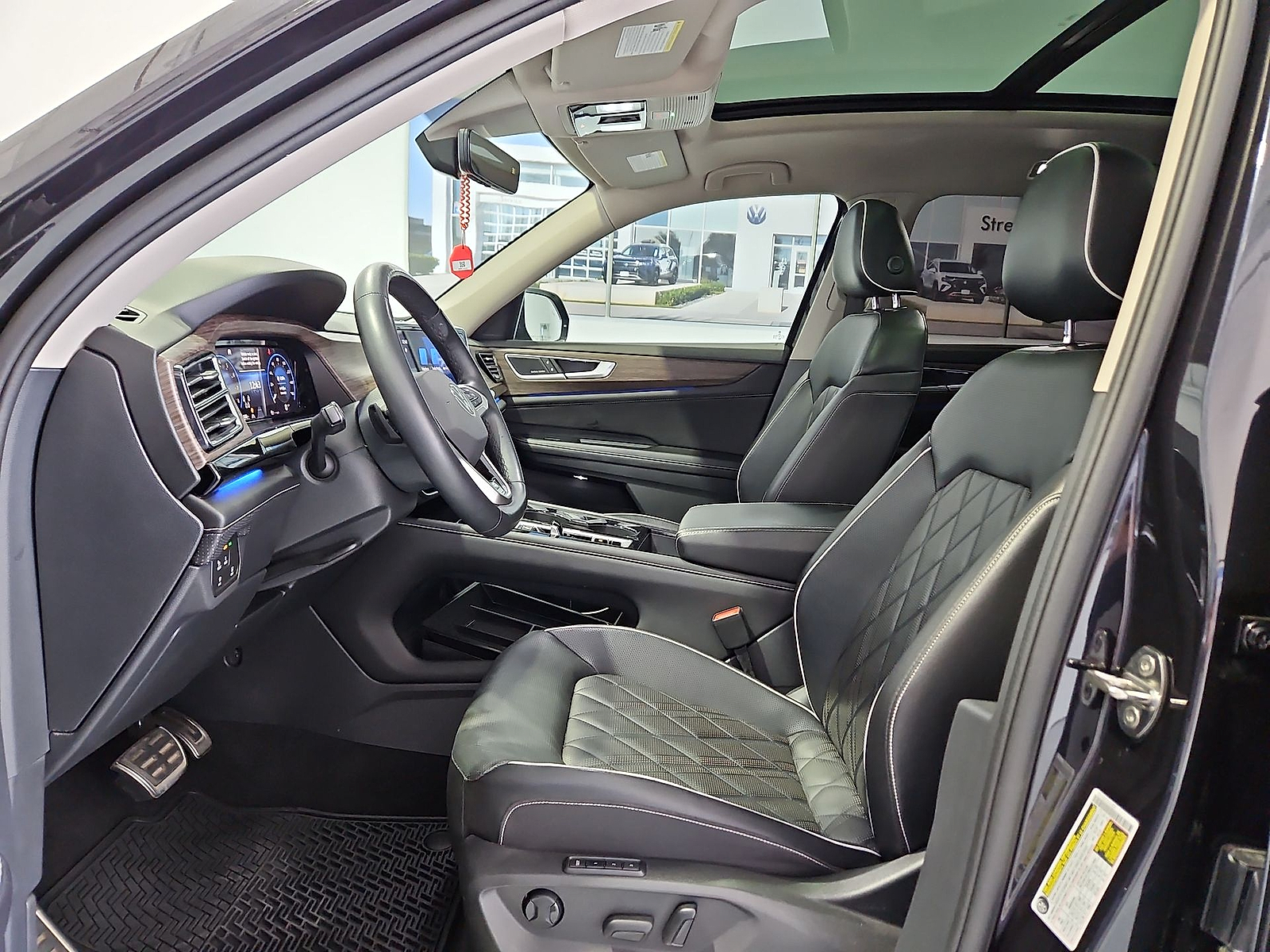 2024 Volkswagen Atlas 2.0T SEL Premium R-Line Deep Black at Bobby Duby Motors