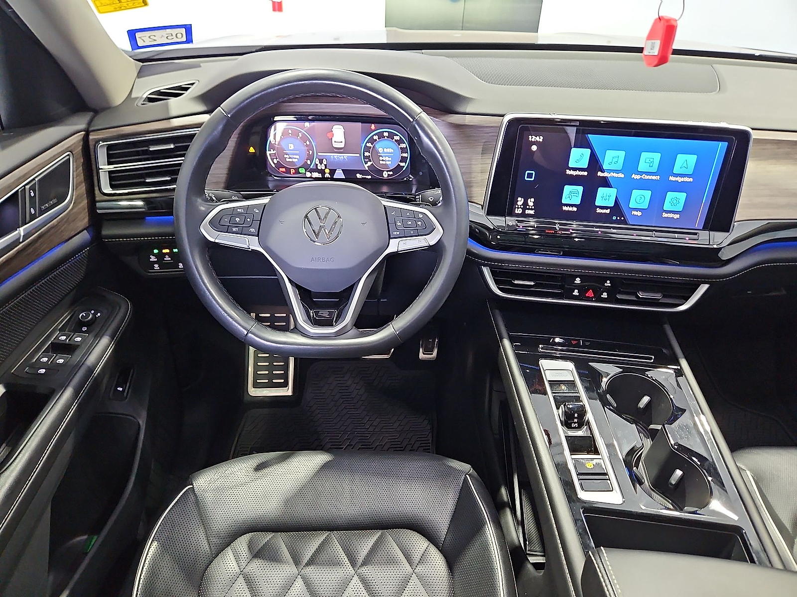 2024 Volkswagen Atlas 2.0T SEL Premium R-Line Deep Black at Bobby Duby Motors