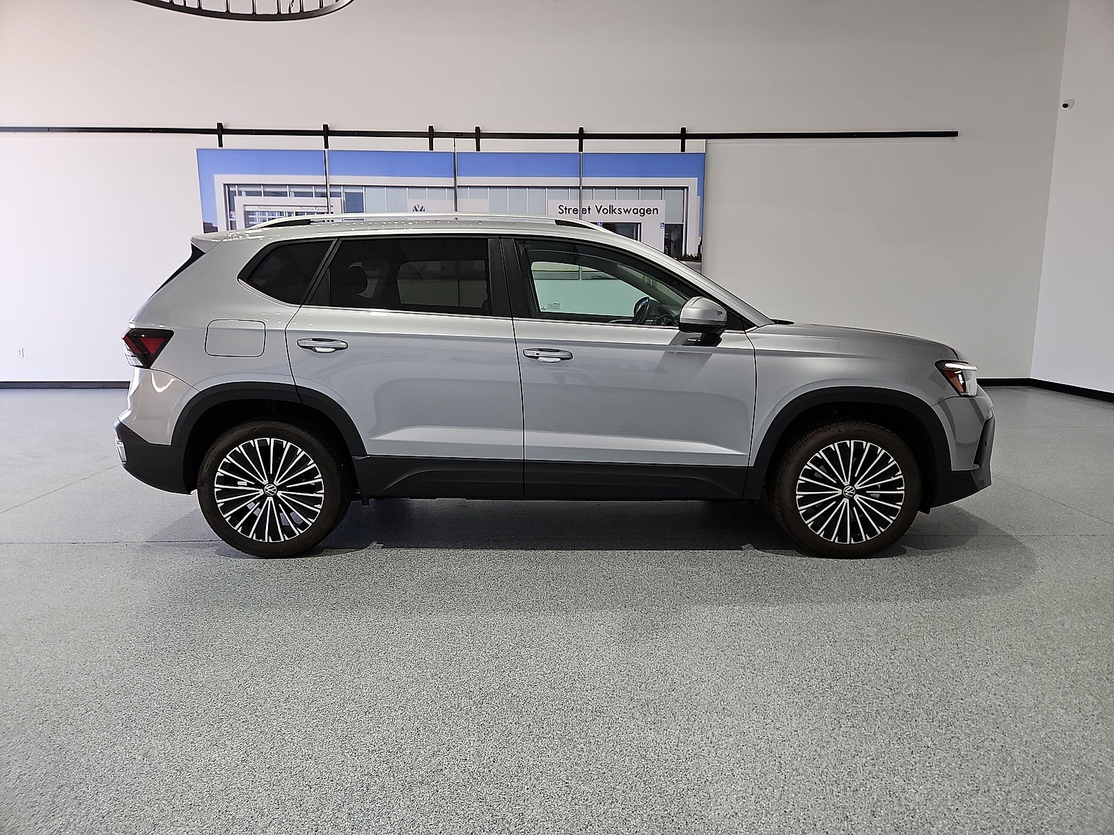 2025 Volkswagen Taos 1.5T SE Silver Metallic at Street VW of Amarillo