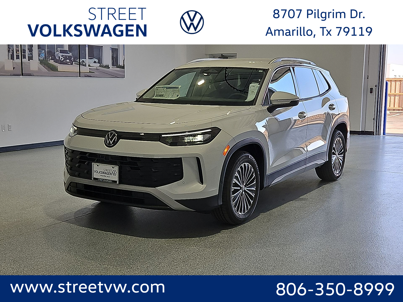 2026 Volkswagen Tiguan S in Pure White