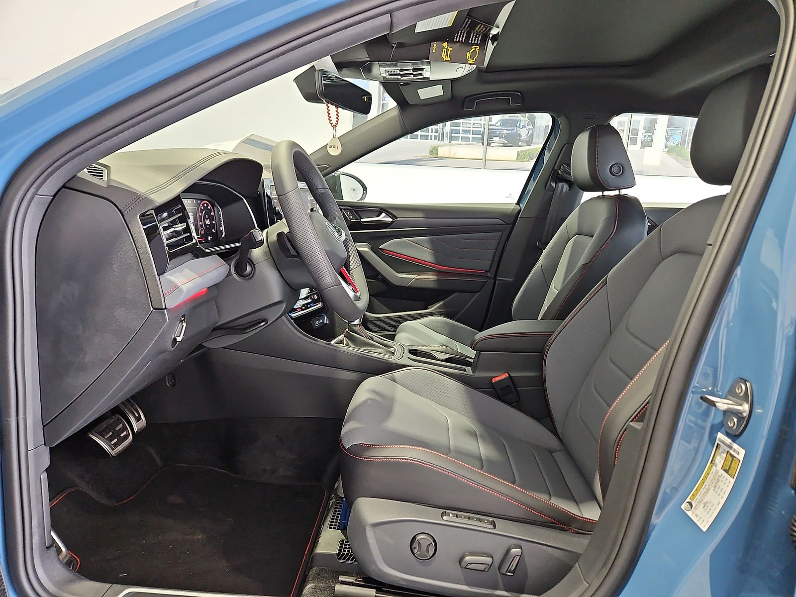 2026 Volkswagen Jetta GLI Autobahn Monterey Blue Pearl w/Deep Black Roof at Street VW of Amarillo