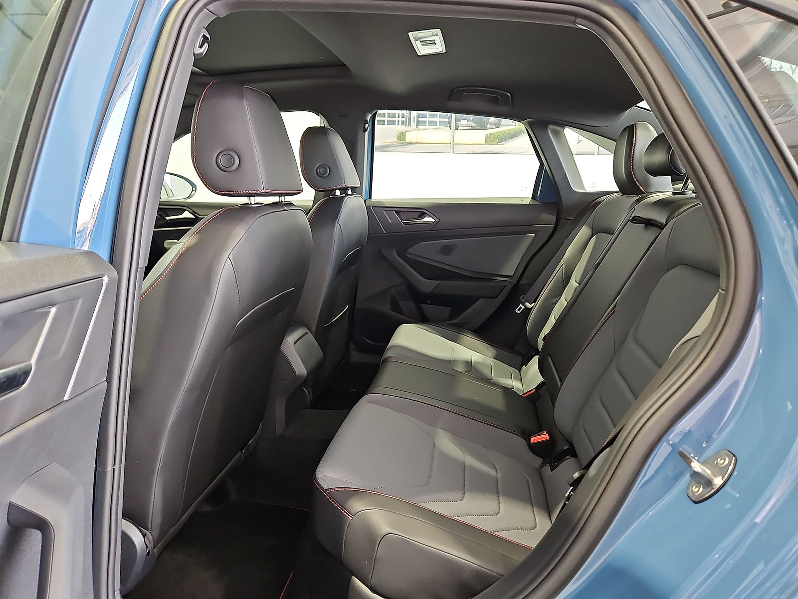 2026 Volkswagen Jetta GLI Autobahn Monterey Blue Pearl w/Deep Black Roof at Street VW of Amarillo